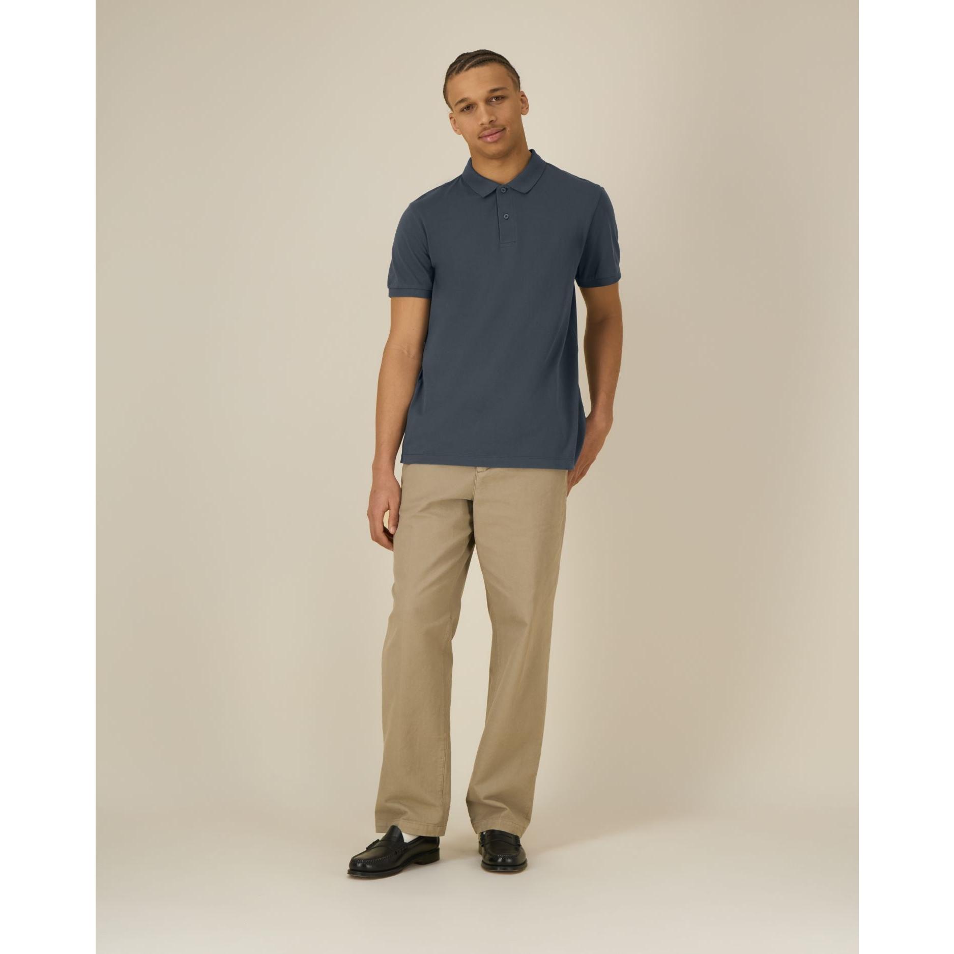 Tricou polo pentru bărbați Stanley Coaster India Ink Grey L