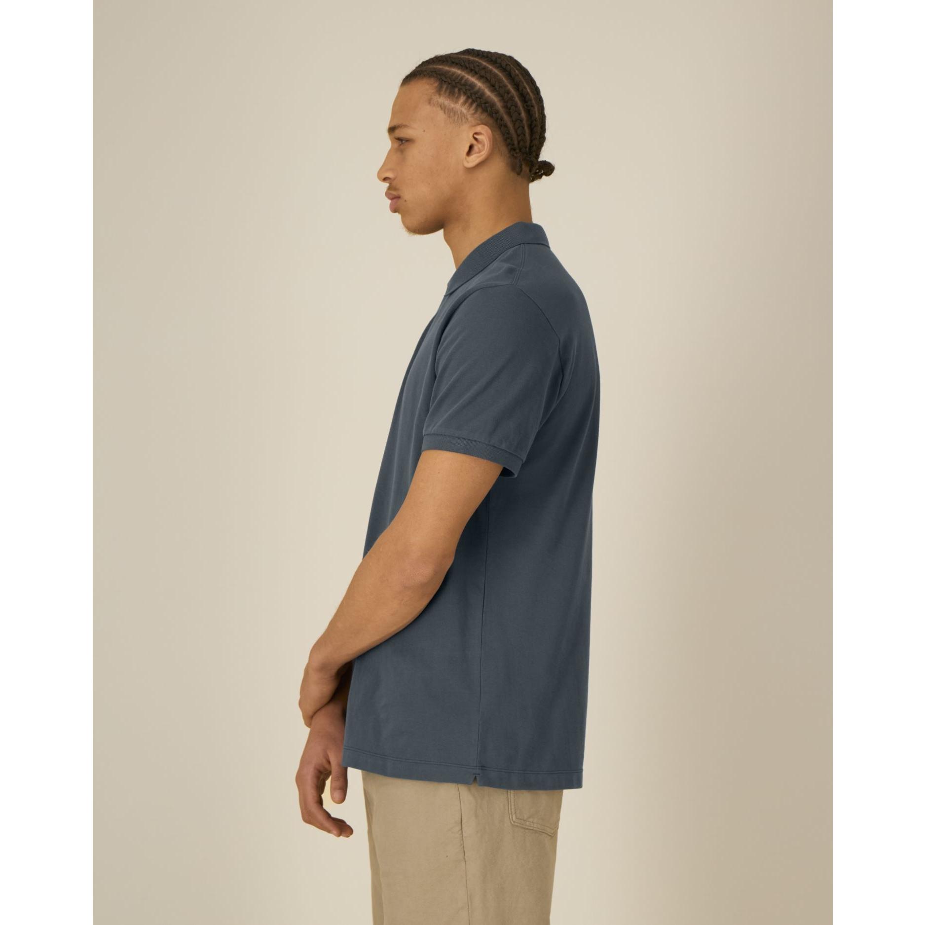 Tricou polo pentru bărbați Stanley Coaster India Ink Grey L