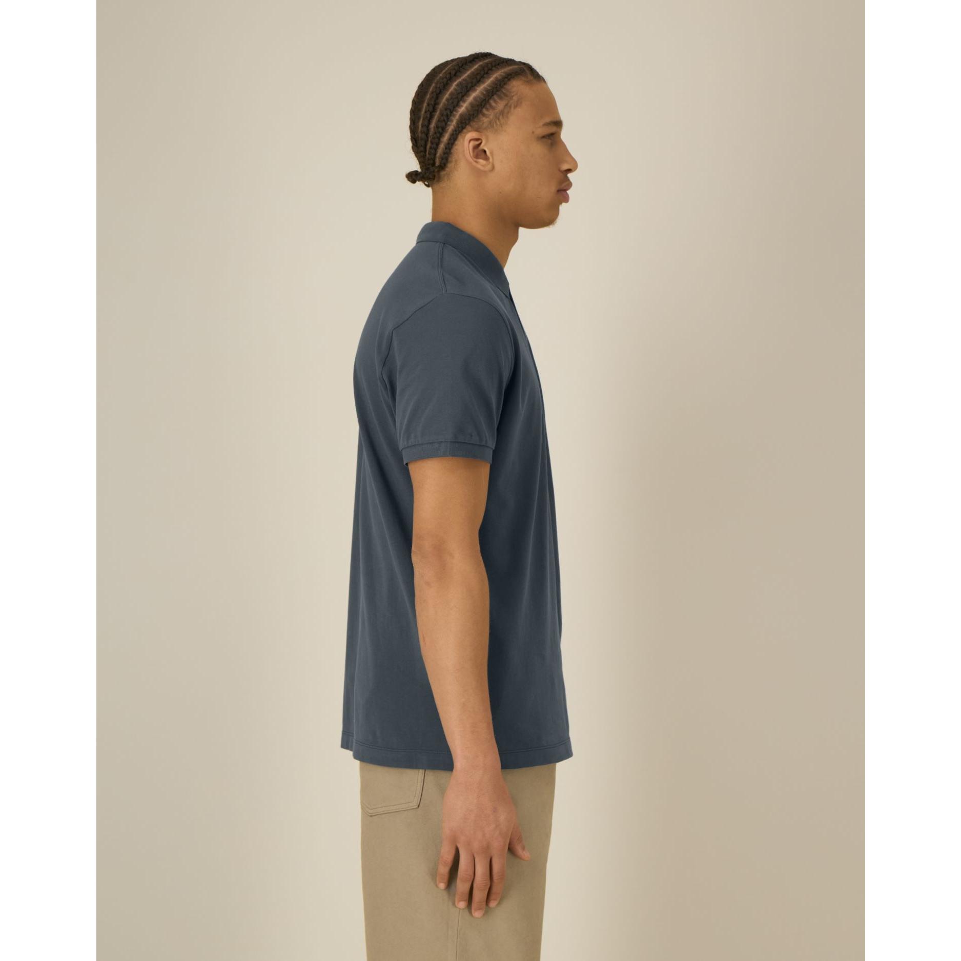 Tricou polo pentru bărbați Stanley Coaster India Ink Grey L