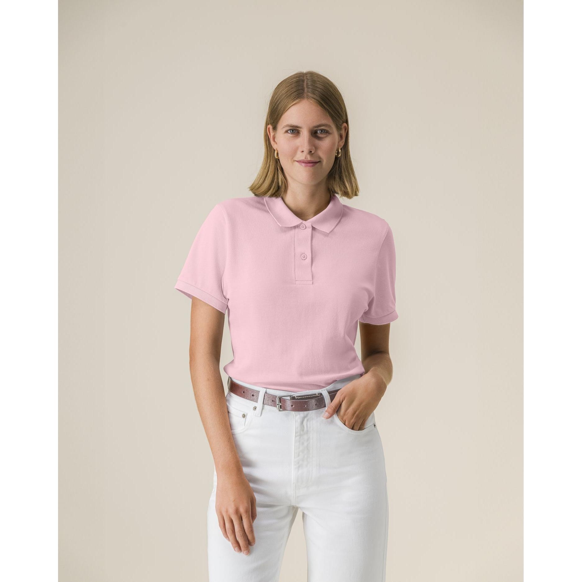 Tricou polo pentru femei Stella Coaster Cotton Pink XL