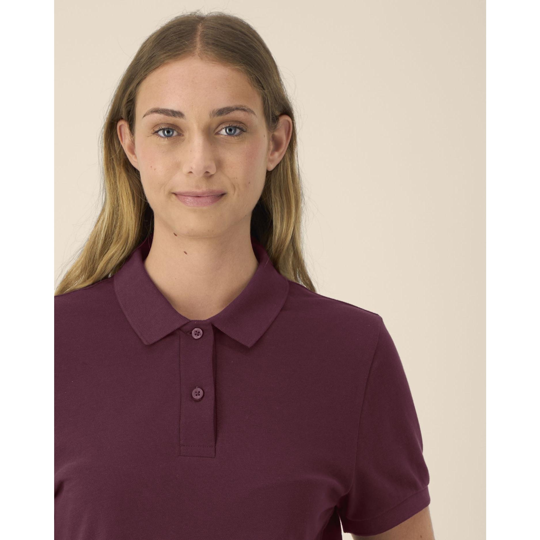 Tricou polo pentru femei Stella Coaster Deep Plum XS