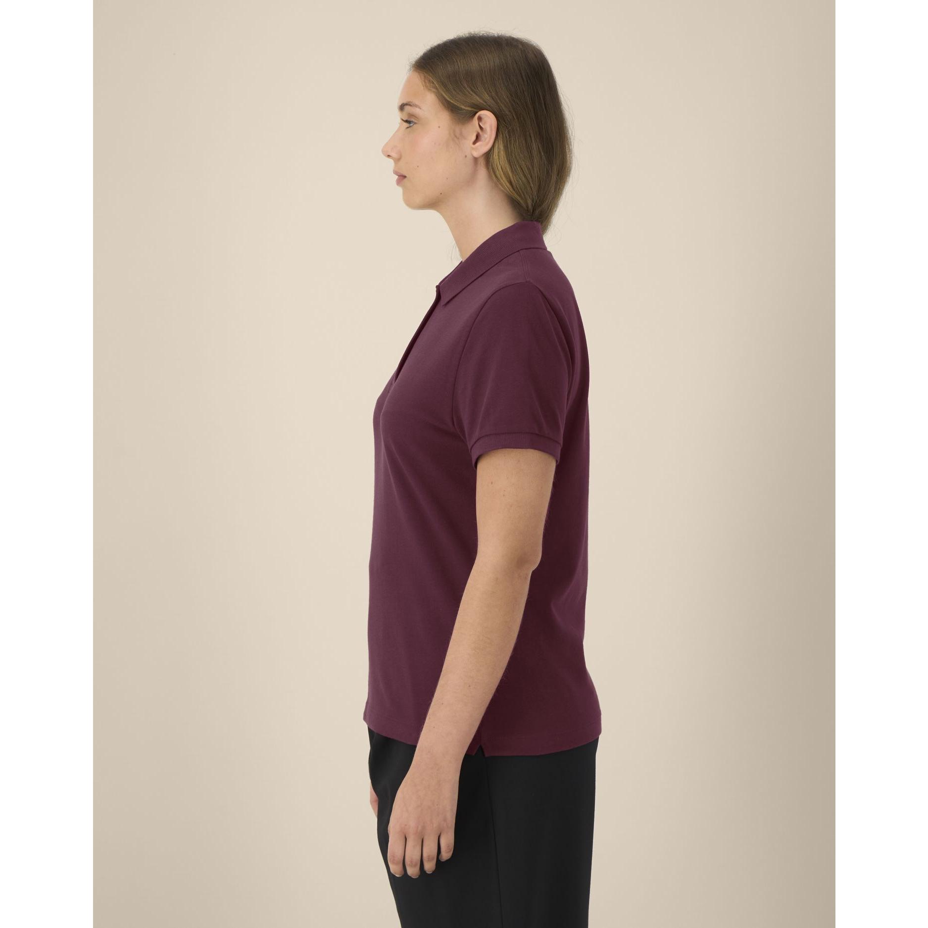 Tricou polo pentru femei Stella Coaster Deep Plum XS