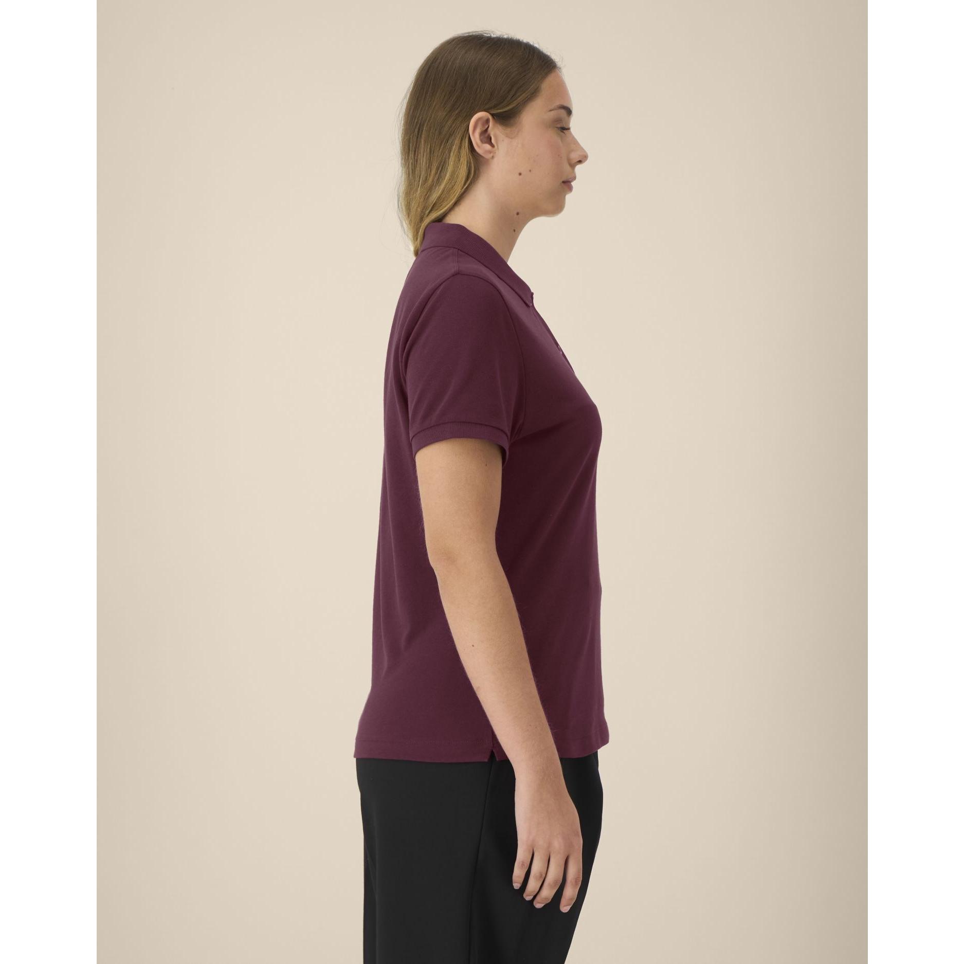 Tricou polo pentru femei Stella Coaster Deep Plum XS
