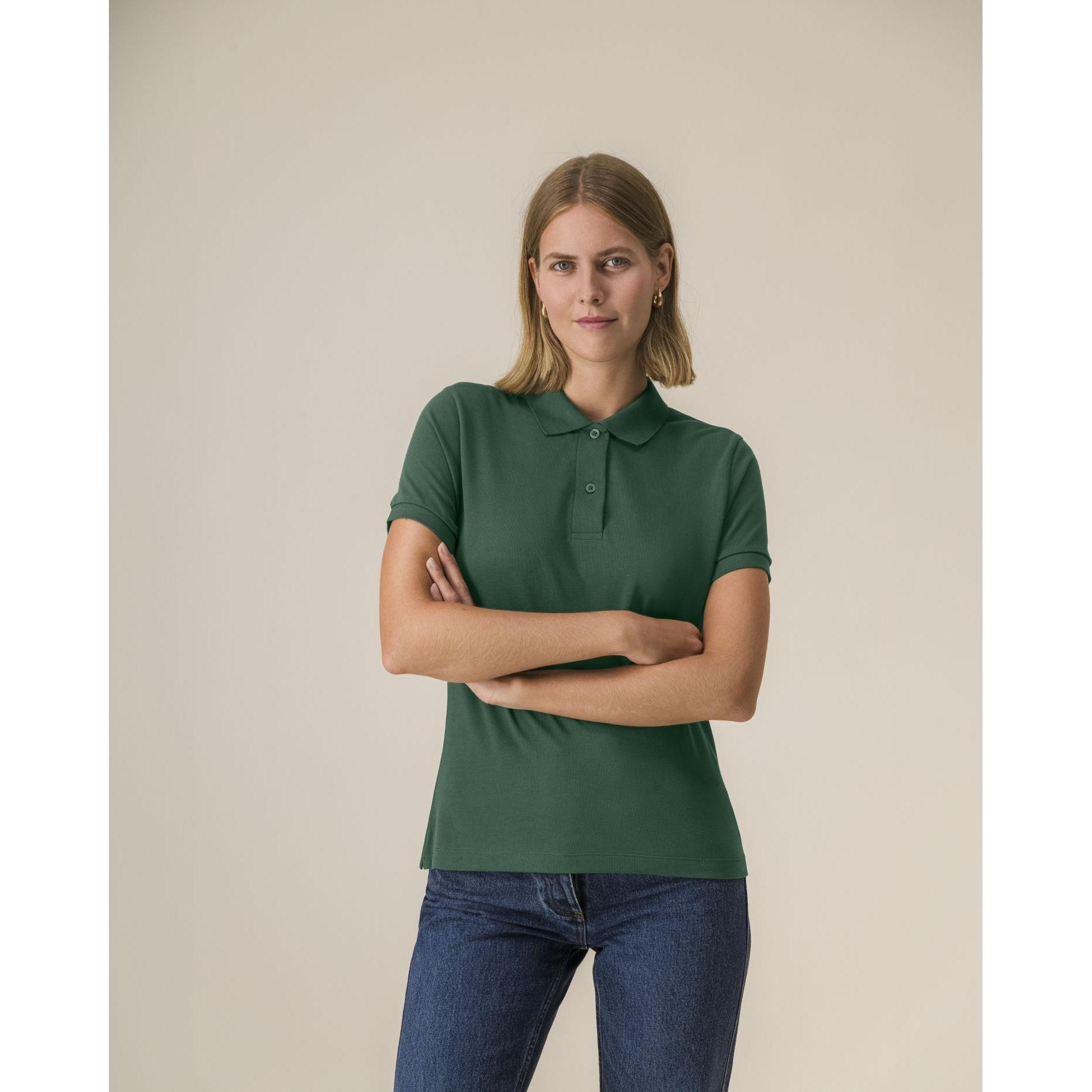 Tricou polo pentru femei Stella Coaster Bottle Green XS