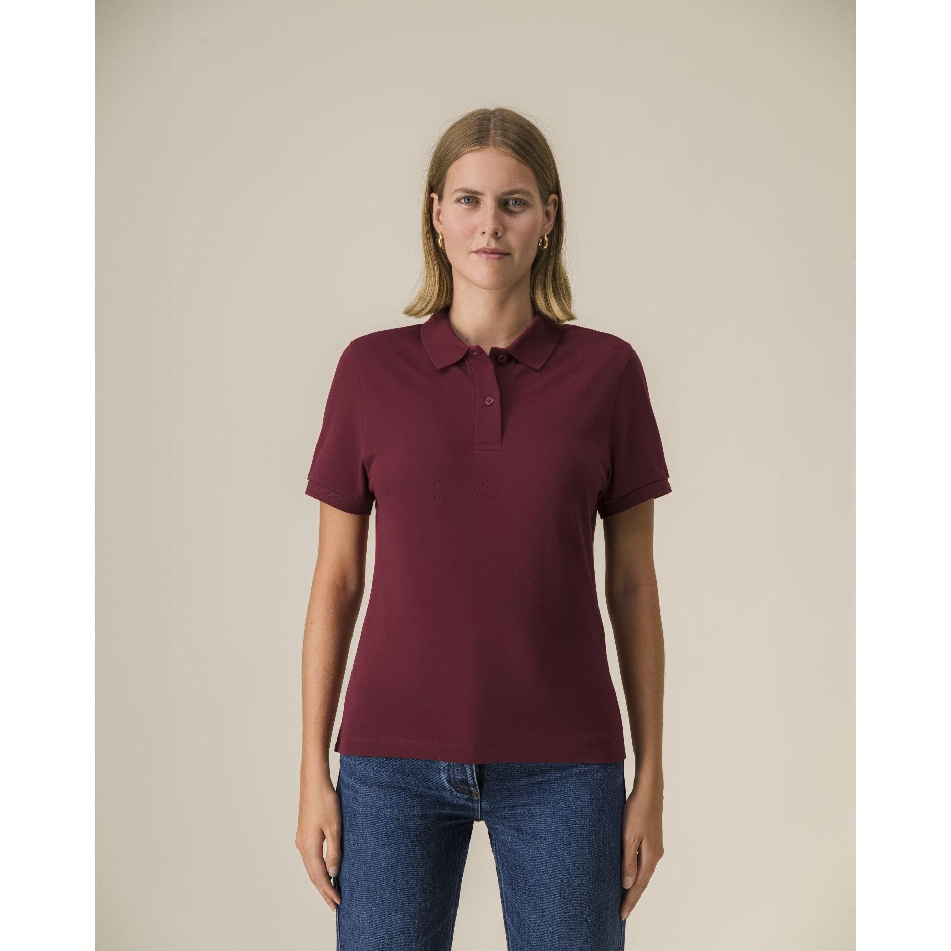 Tricou polo pentru femei Stella Coaster Burgundy XXL