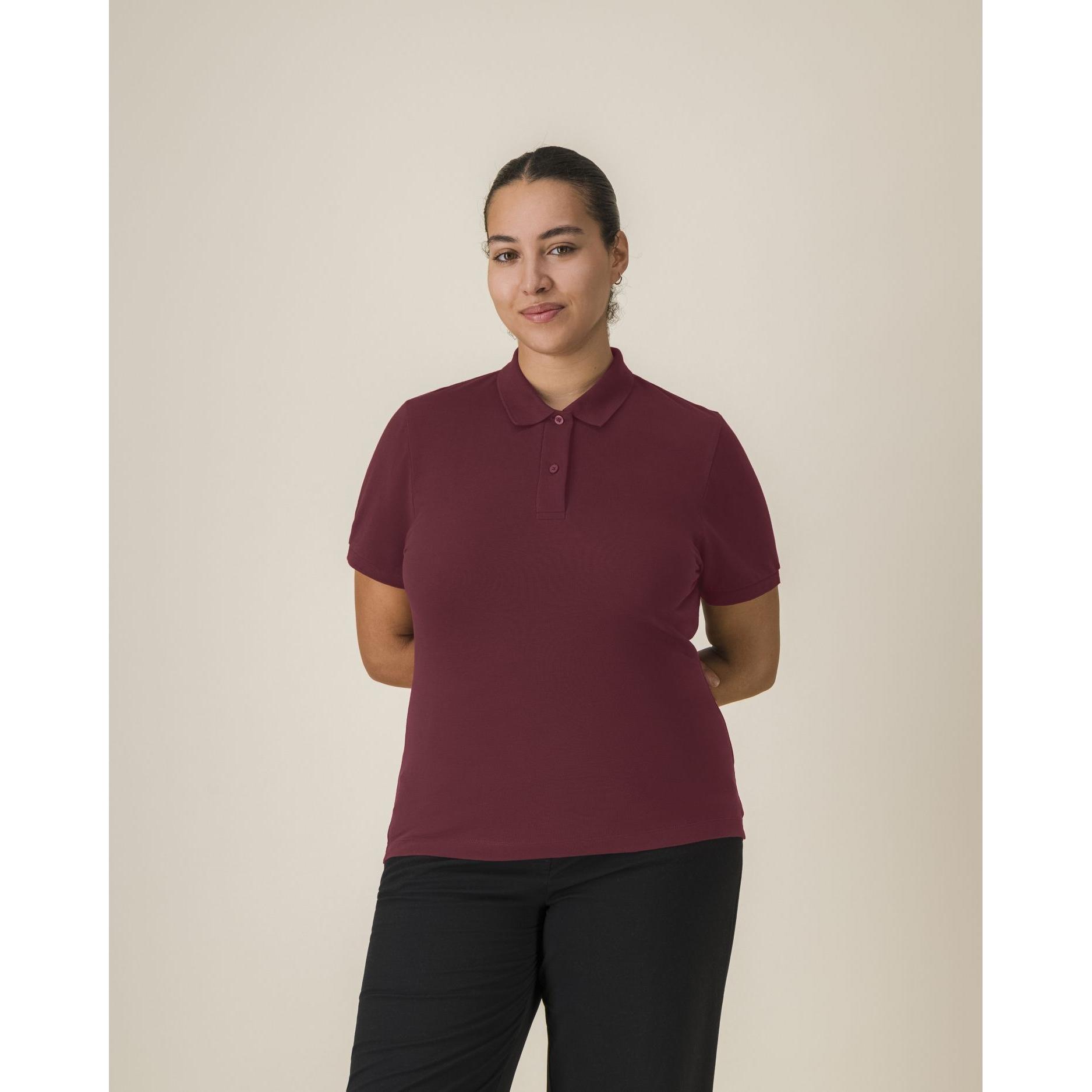Tricou polo pentru femei Stella Coaster Burgundy XXL