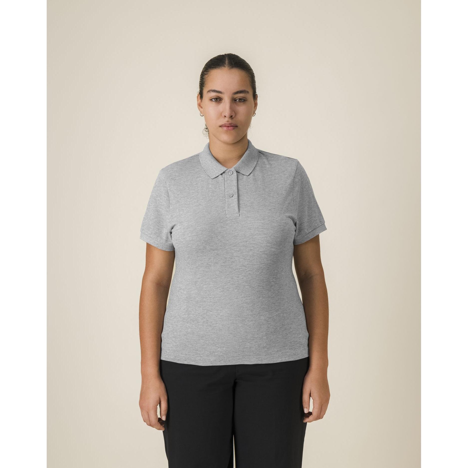 Tricou polo pentru femei Stella Coaster Heather Grey L