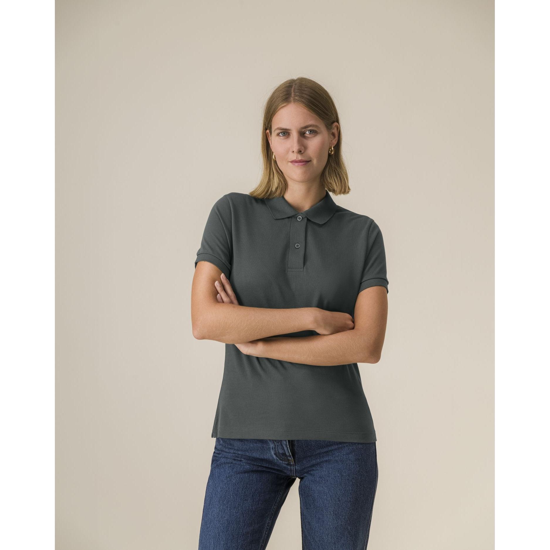 Tricou polo pentru femei Stella Coaster Anthracite L