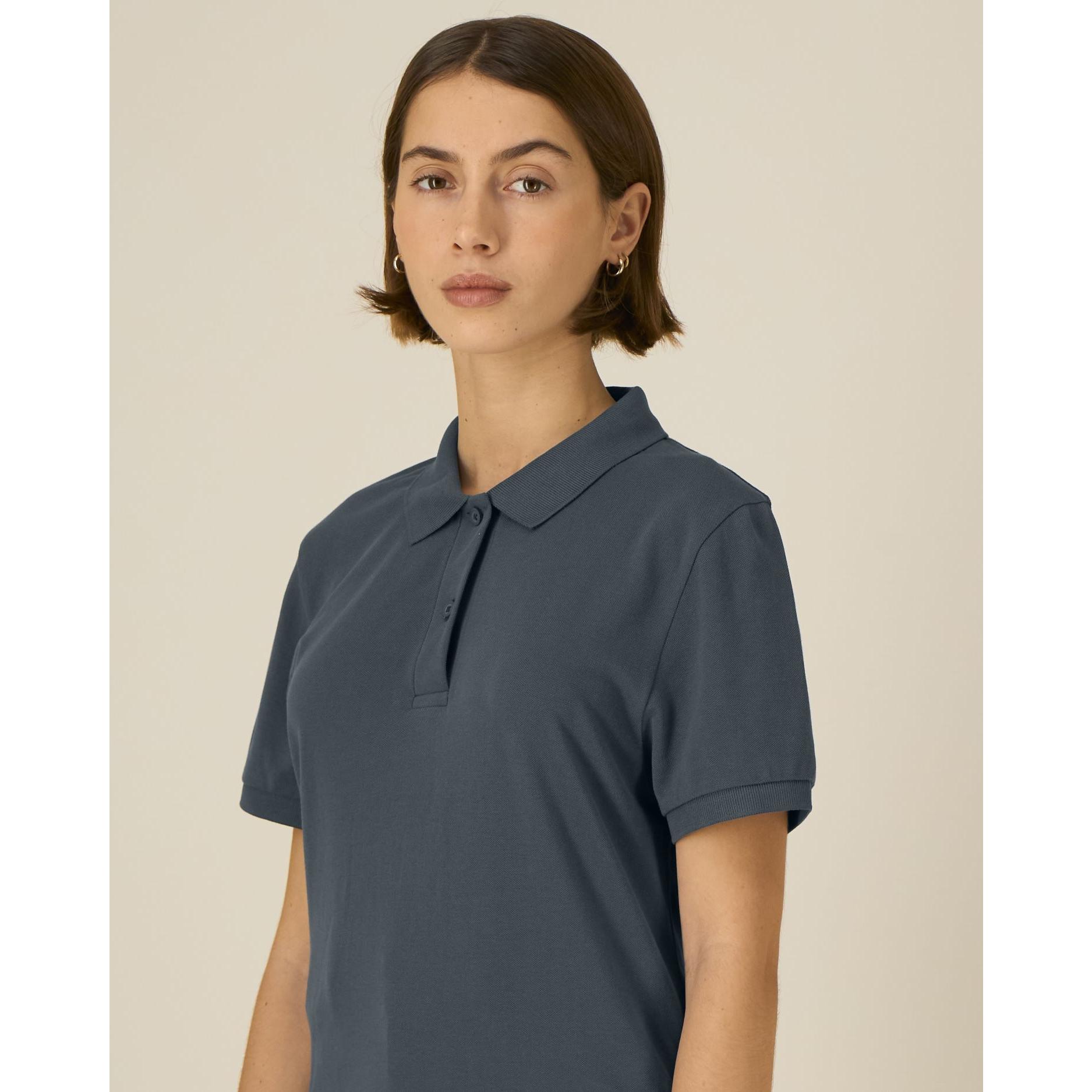 Tricou polo pentru femei Stella Coaster India Ink Grey L