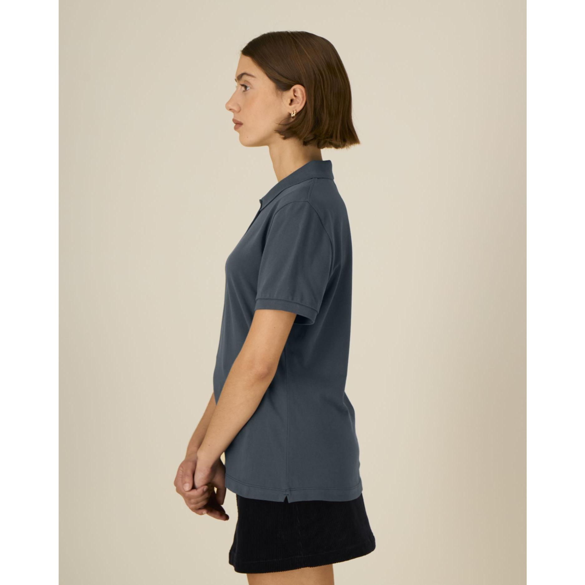 Tricou polo pentru femei Stella Coaster India Ink Grey L