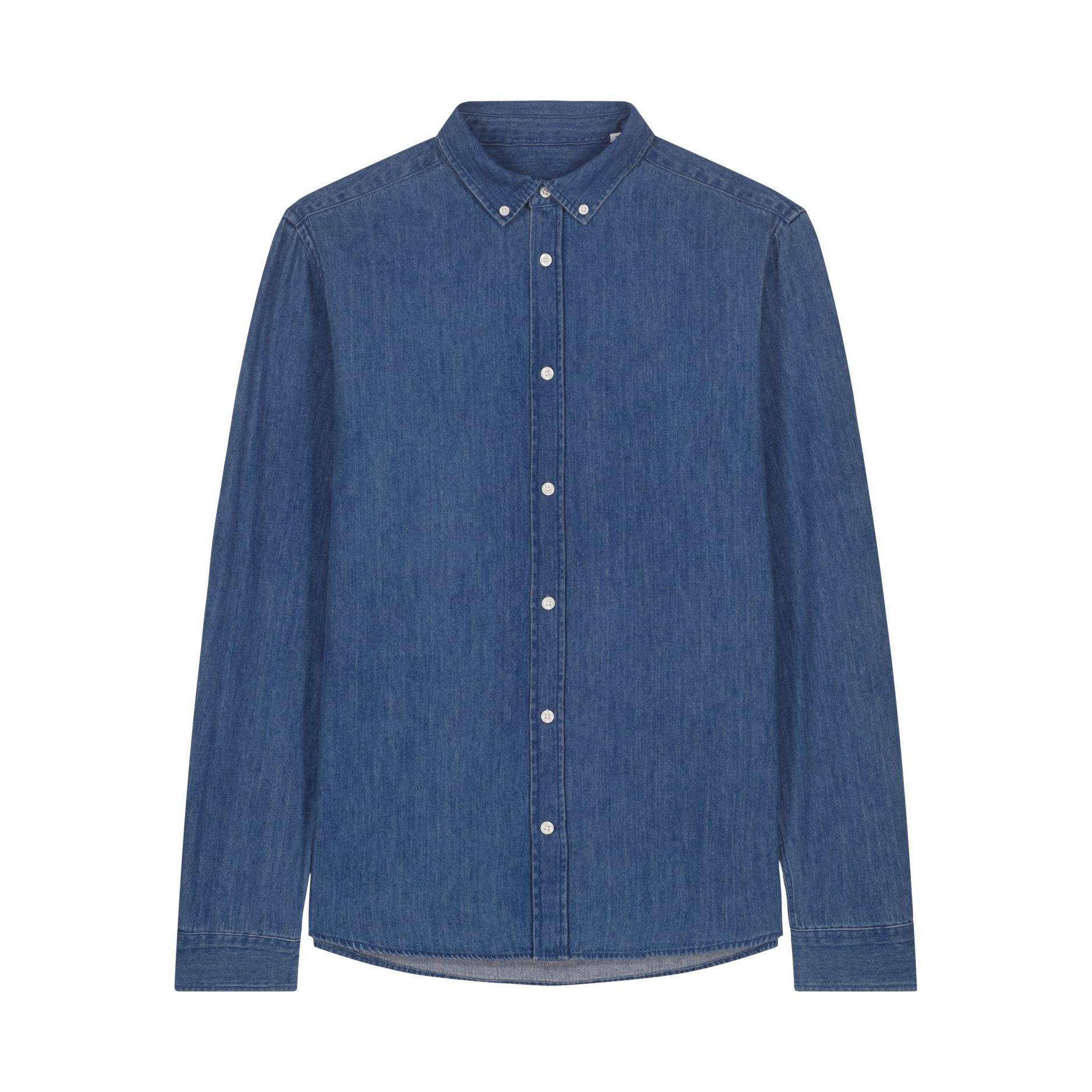 Cămașă pentru bărbați Stanley Denim Mid Wash