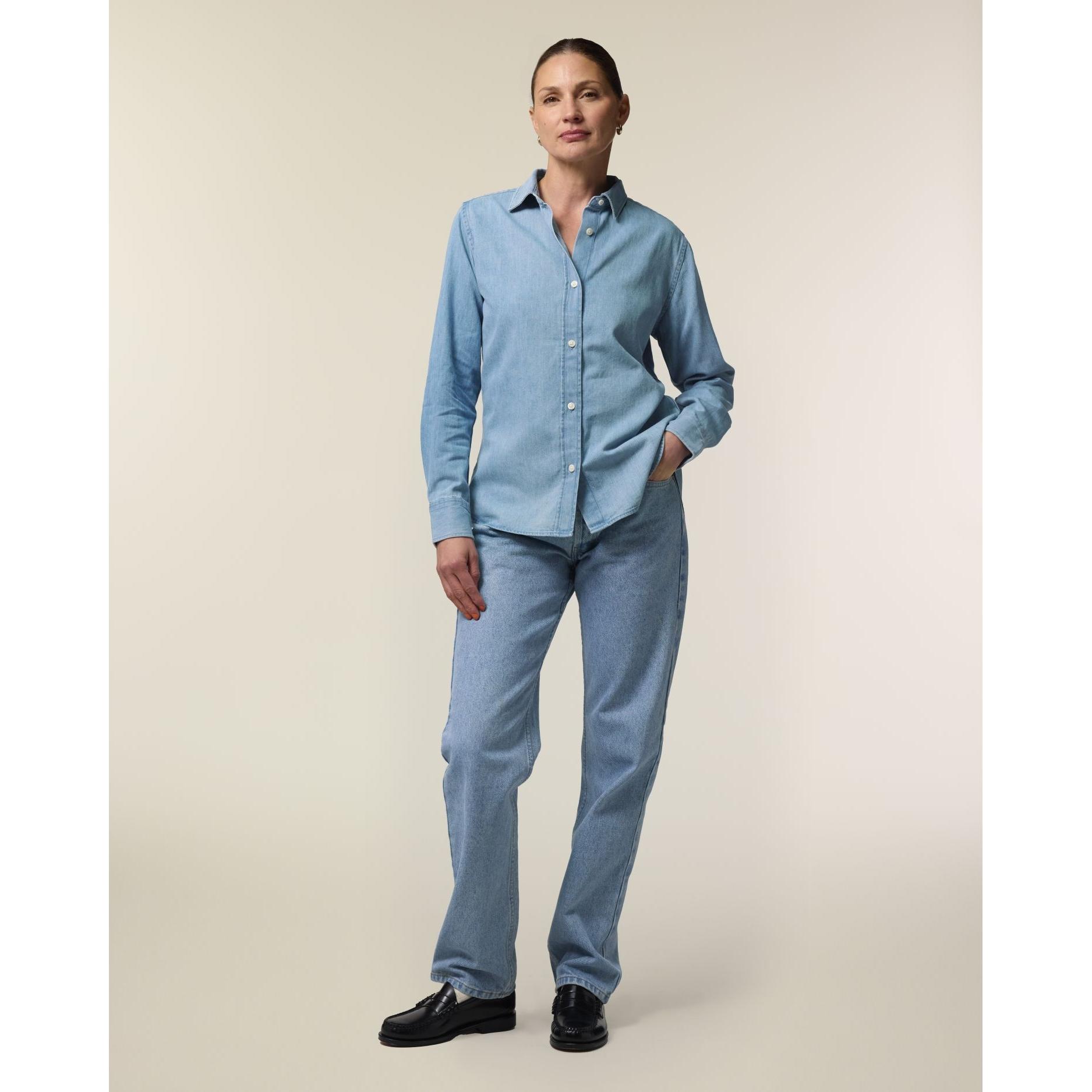 Cămașă pentru femei Stella Denim Light Wash L