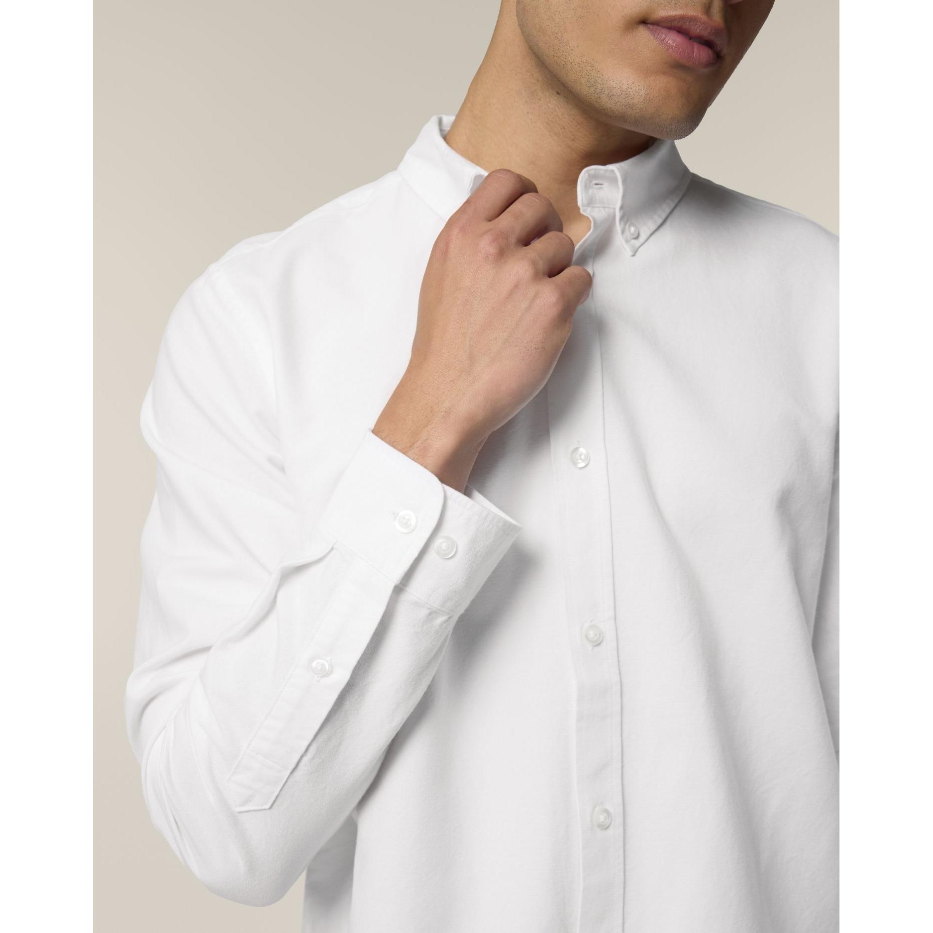 Cămașă pentru bărbați Stanley Oxford White XL