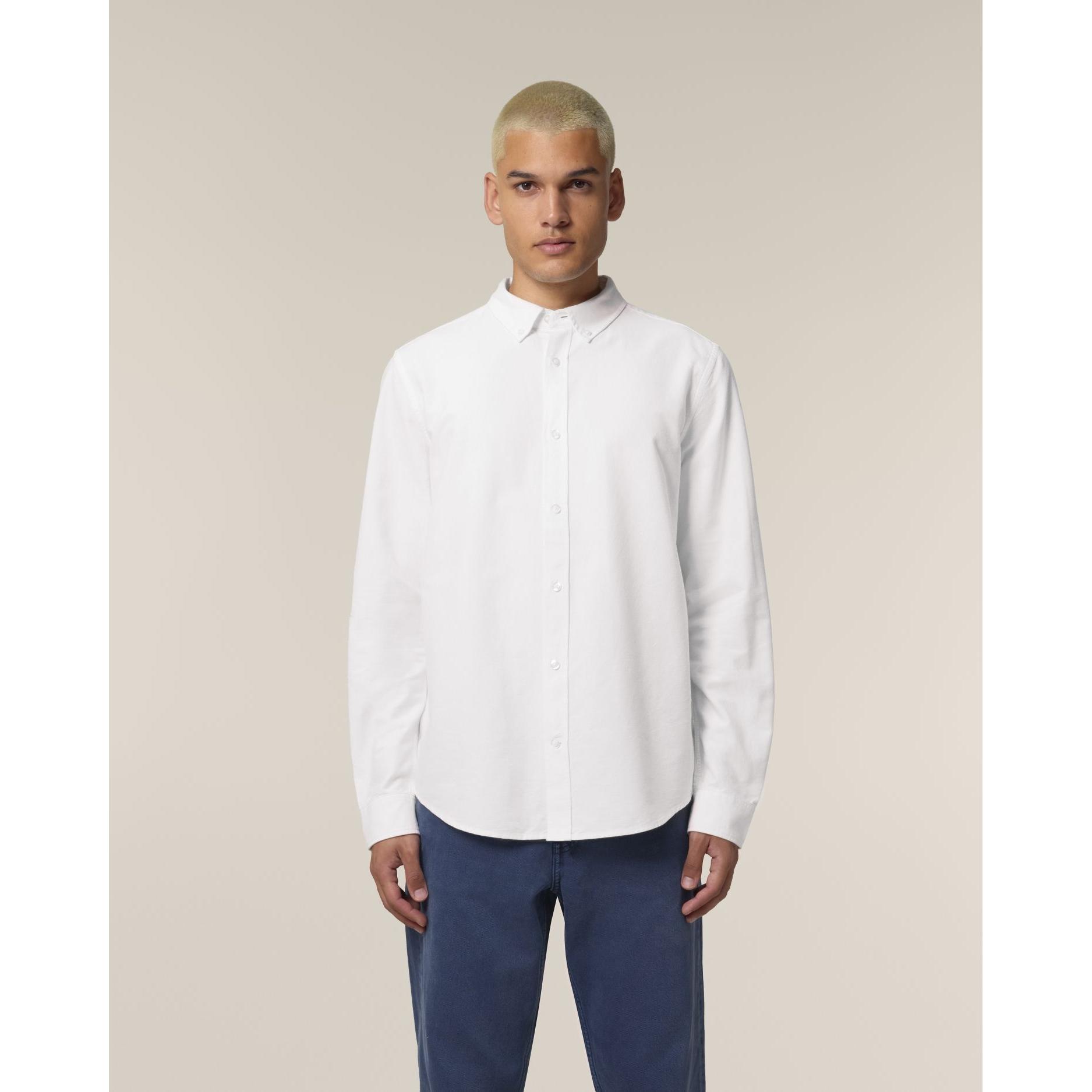 Cămașă pentru bărbați Stanley Oxford White XL