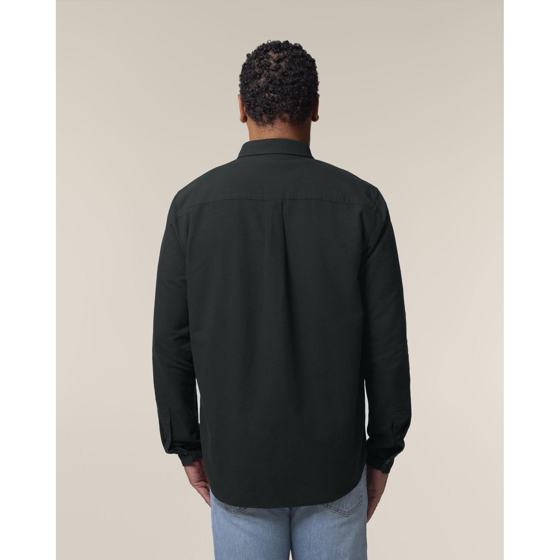 Cămașă pentru bărbați Stanley Oxford Black M