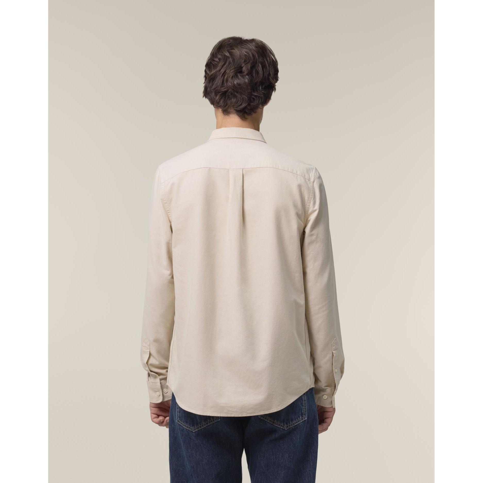 Cămașă pentru bărbați Stanley Oxford Beige Oxford S