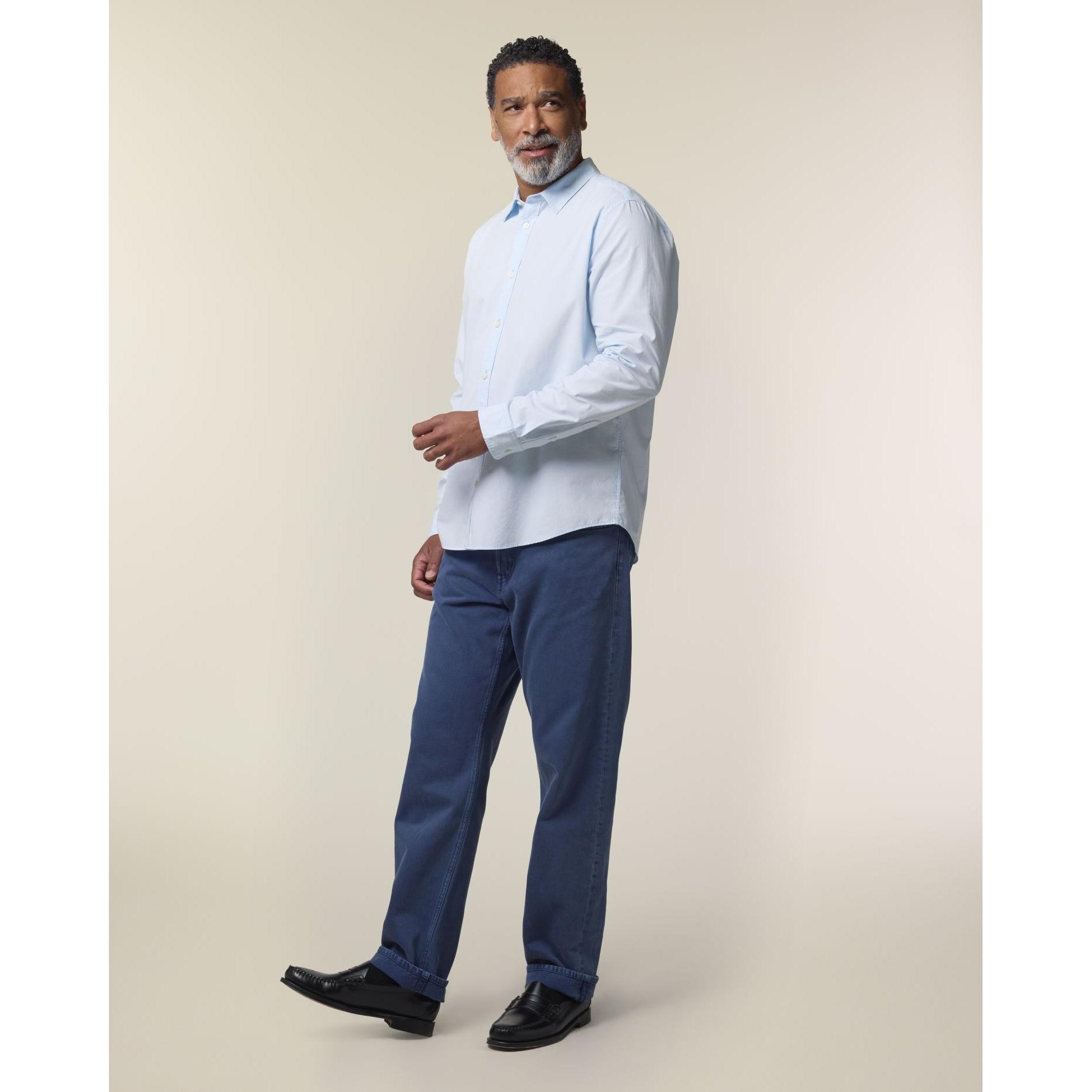 Cămașă pentru bărbați Stanley Styler Summer Blue 4XL