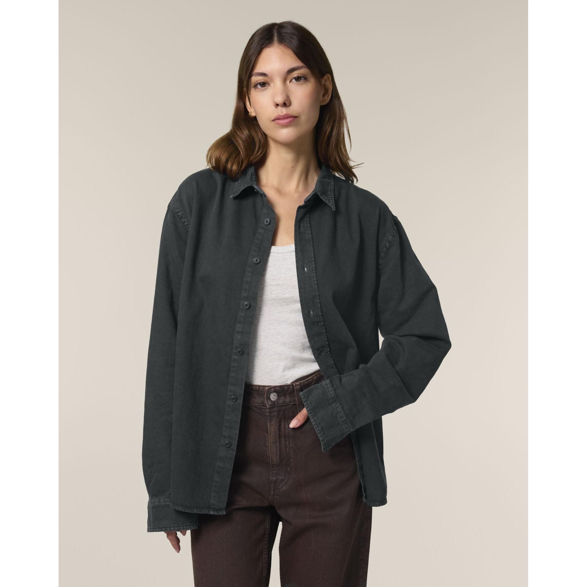 Cămașă unisex Worker G. Dyed Black Rock XXL