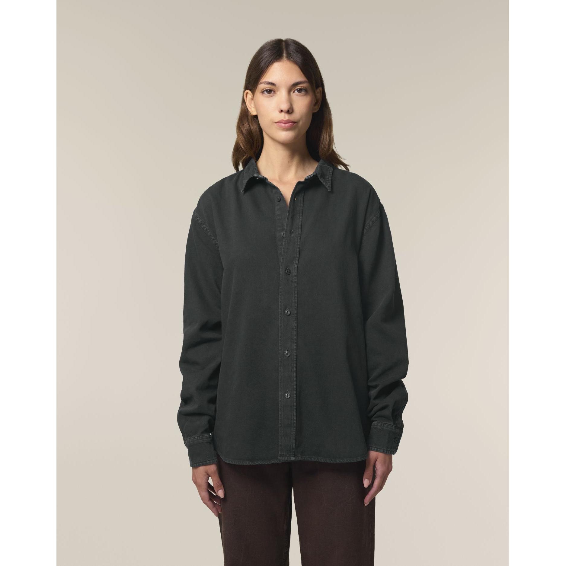 Cămașă unisex Worker G. Dyed Black Rock XXL