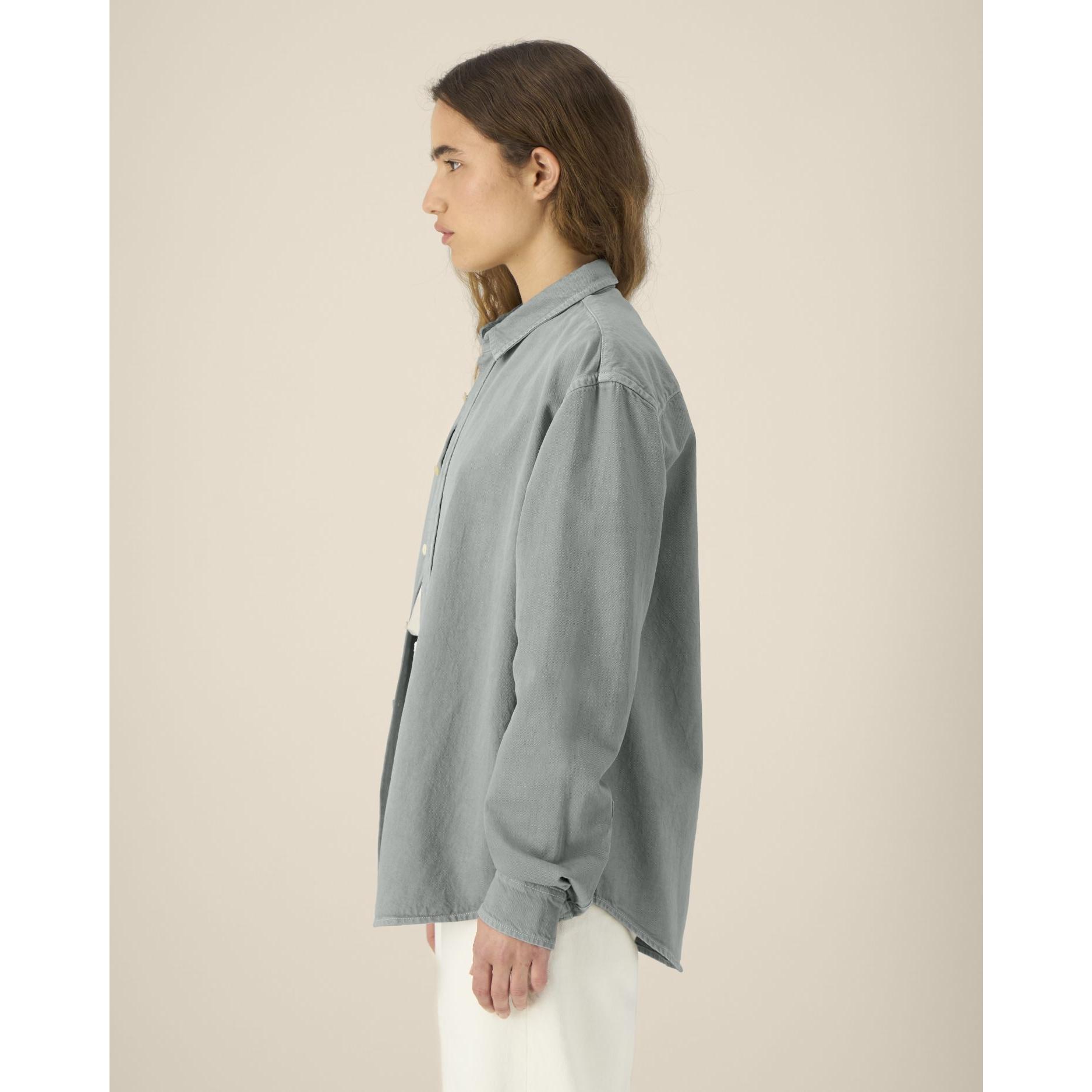 Cămașă unisex Worker G. Dyed Misty Grey XXL