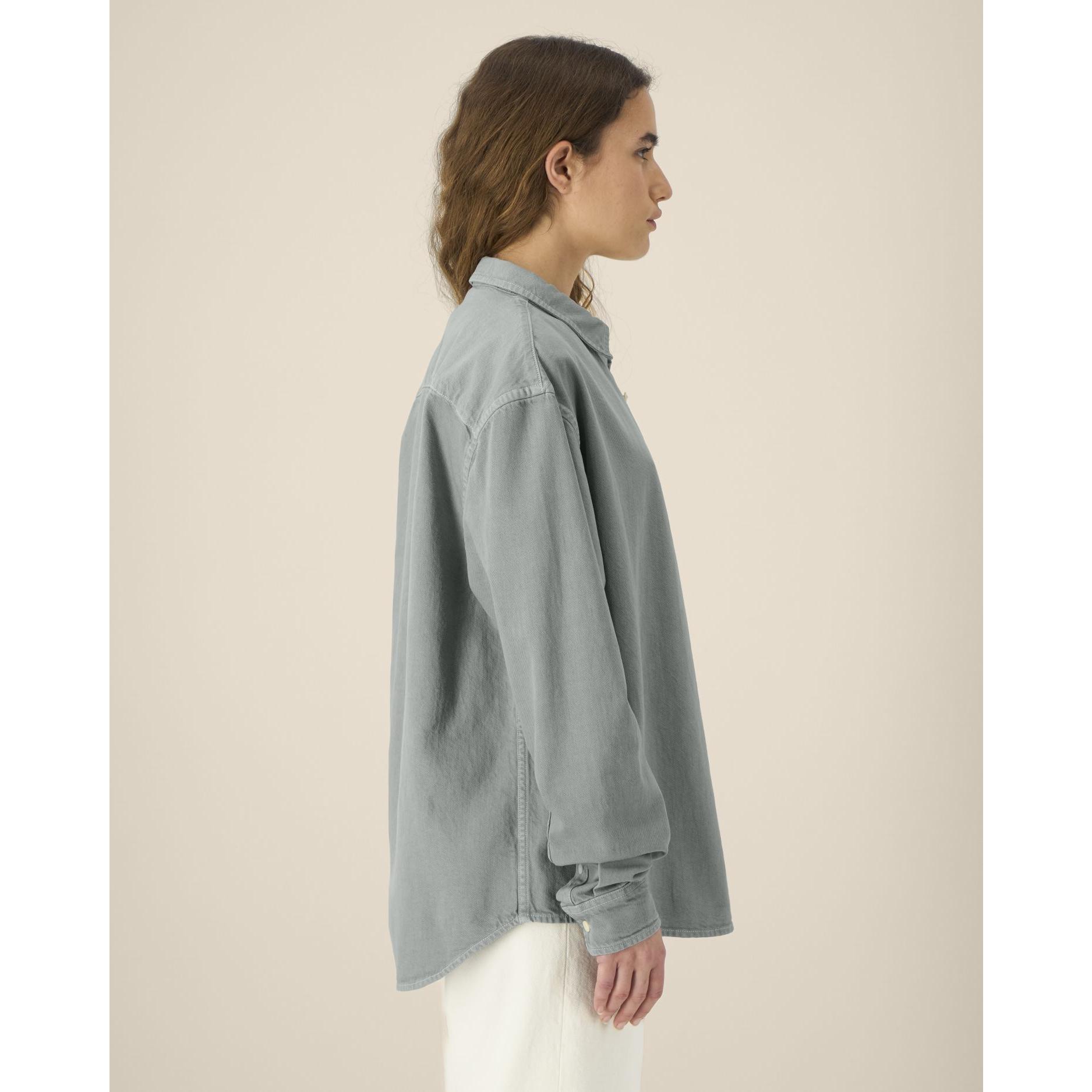 Cămașă unisex Worker G. Dyed Misty Grey XXL