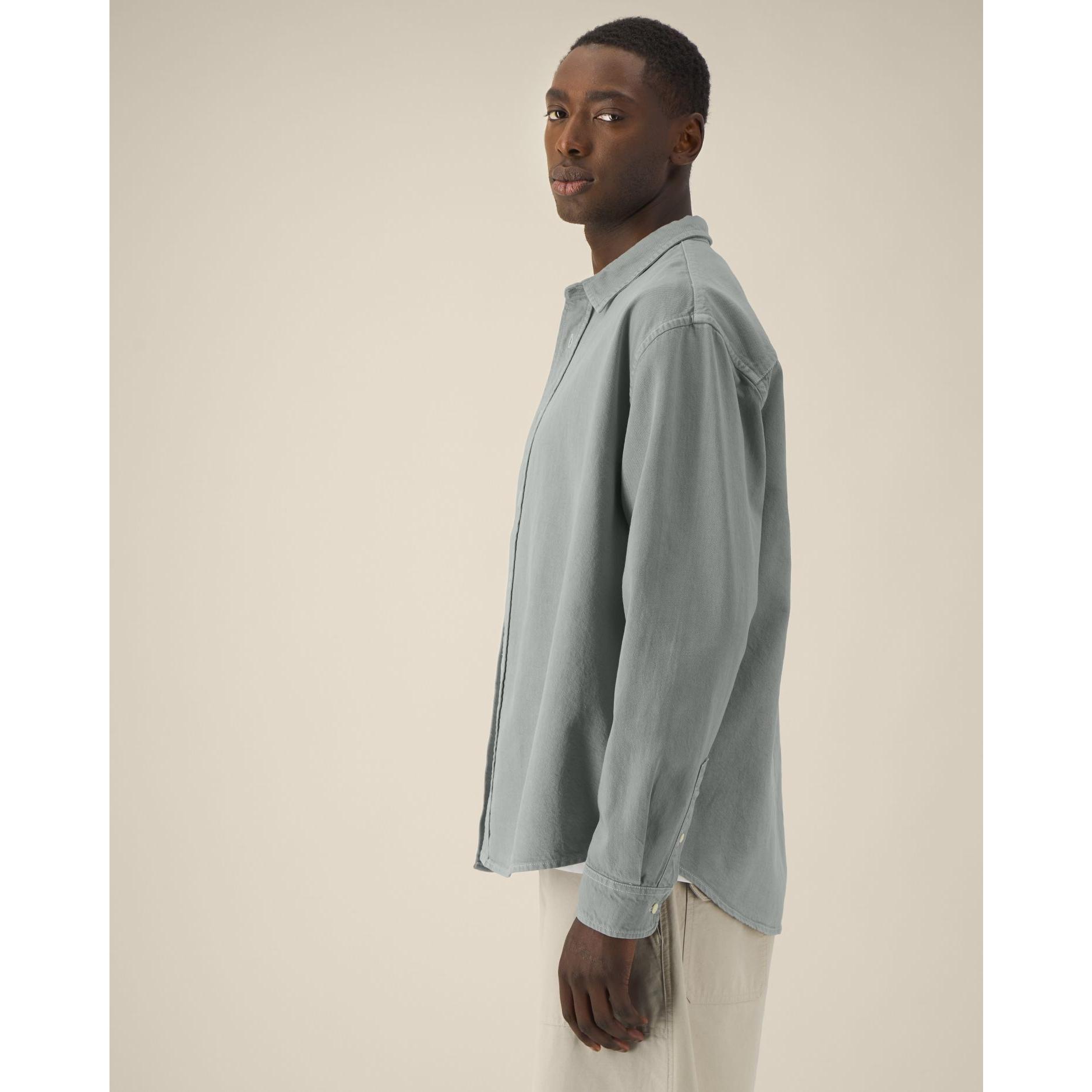 Cămașă unisex Worker G. Dyed Misty Grey XXL