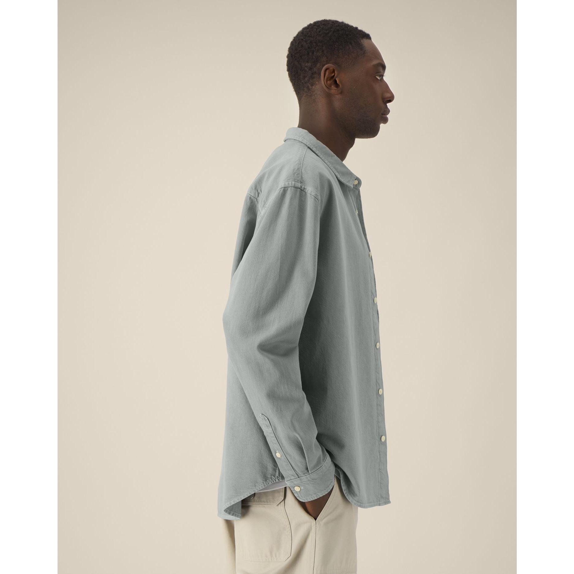 Cămașă unisex Worker G. Dyed Misty Grey XXL