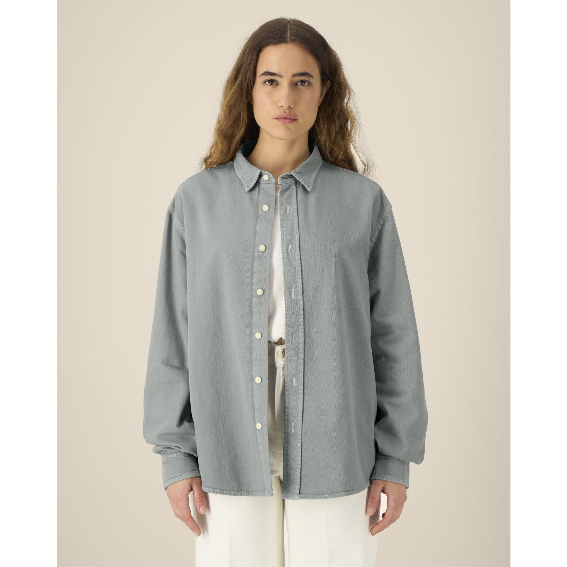 Cămașă unisex Worker G. Dyed Misty Grey XXL