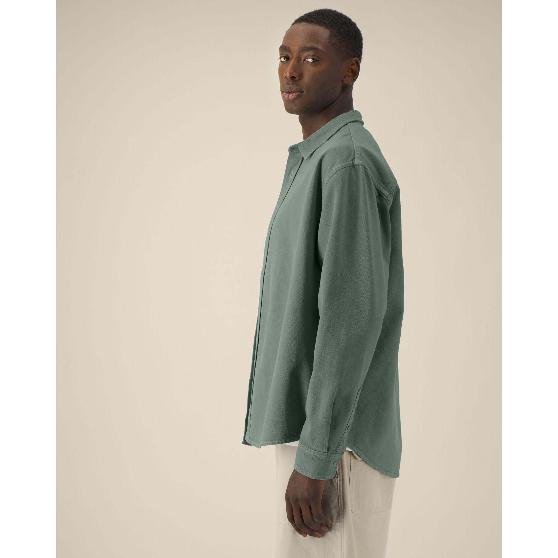 Cămașă unisex Worker G. Dyed Green Bay XXL