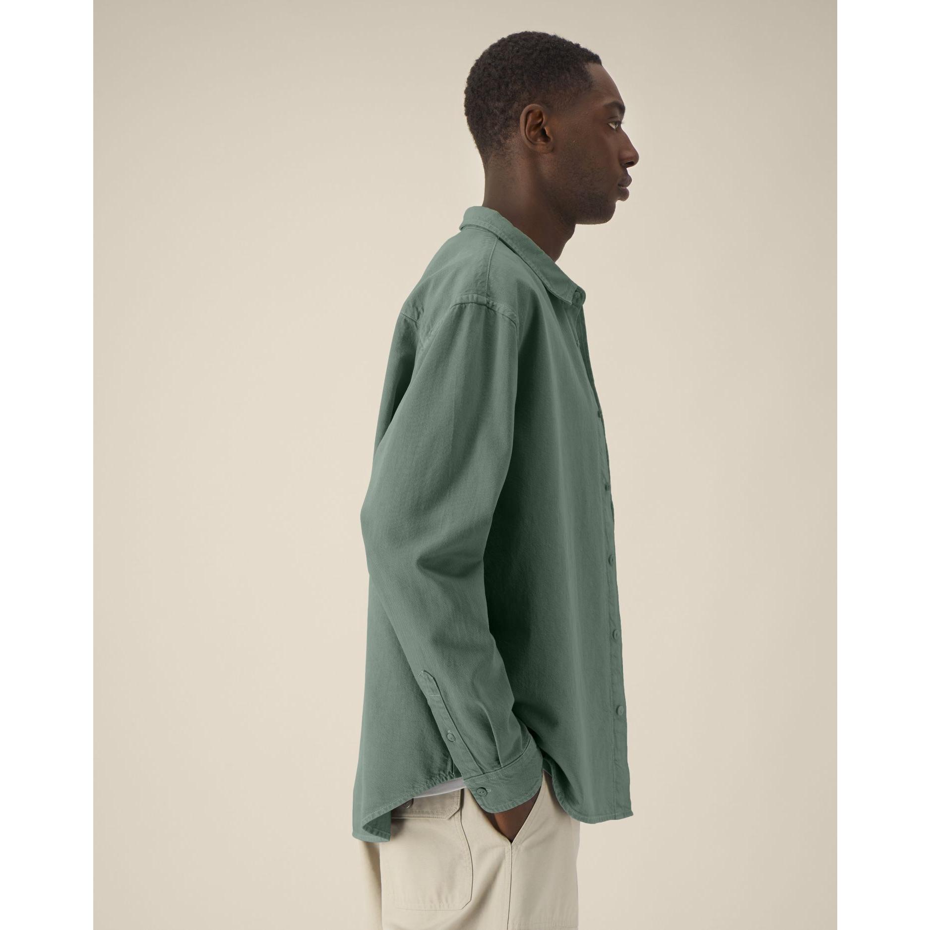Cămașă unisex Worker G. Dyed Green Bay XXL