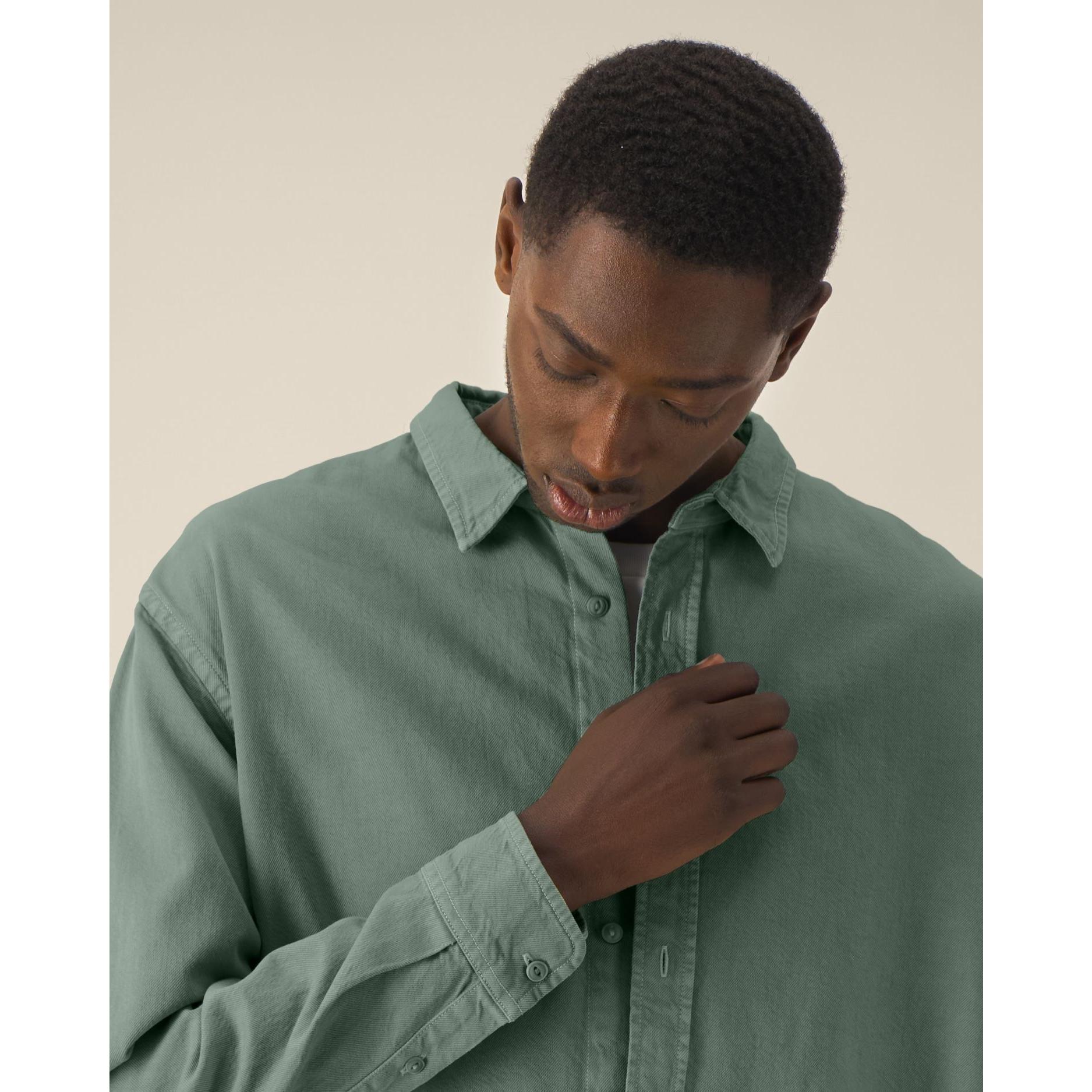 Cămașă unisex Worker G. Dyed Green Bay XXL