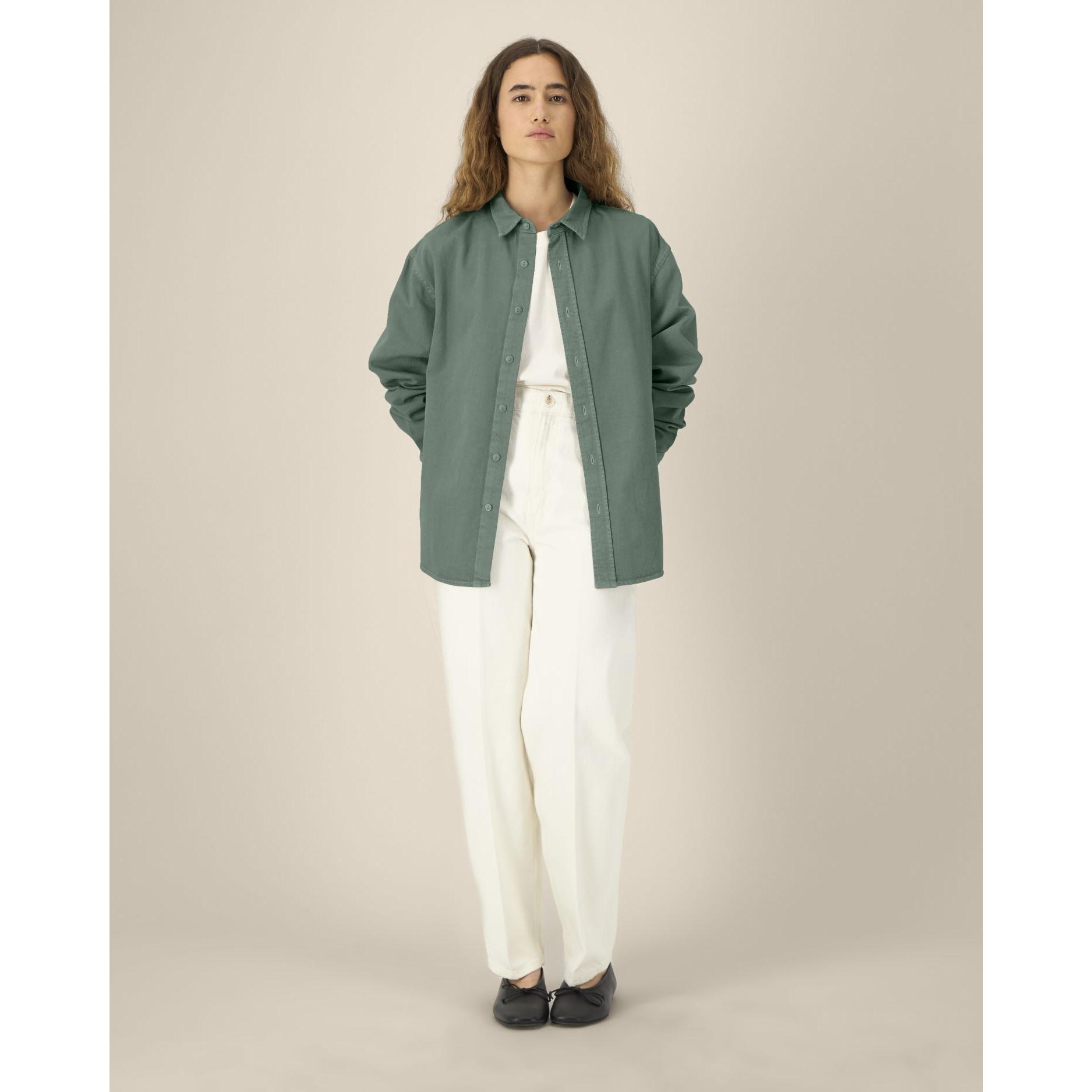 Cămașă unisex Worker G. Dyed Green Bay XXL