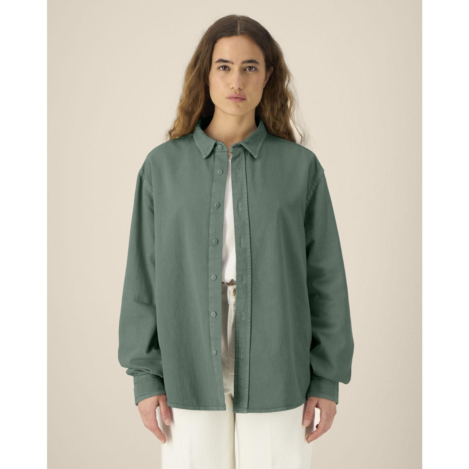 Cămașă unisex Worker G. Dyed Green Bay XXL