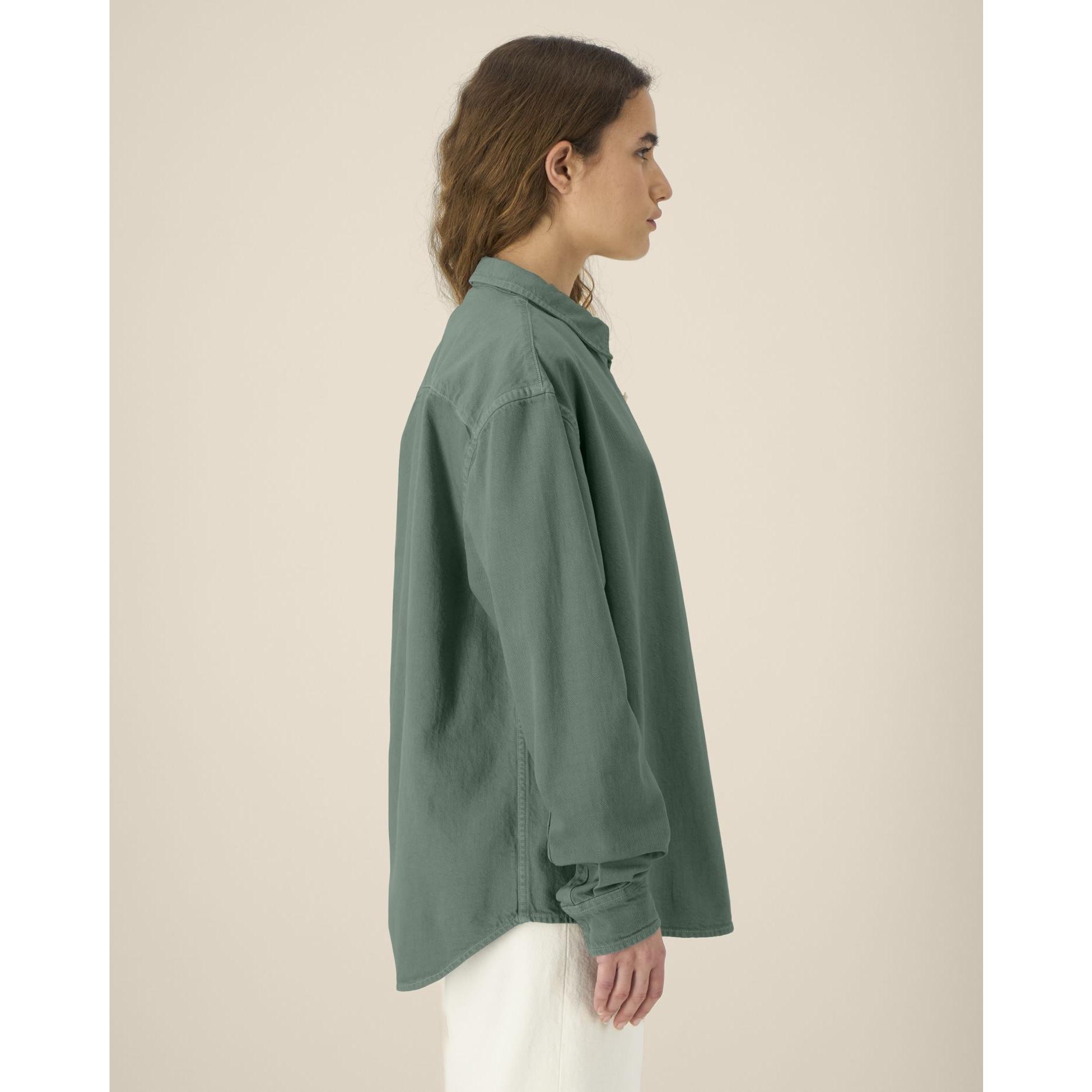 Cămașă unisex Worker G. Dyed Green Bay XXL