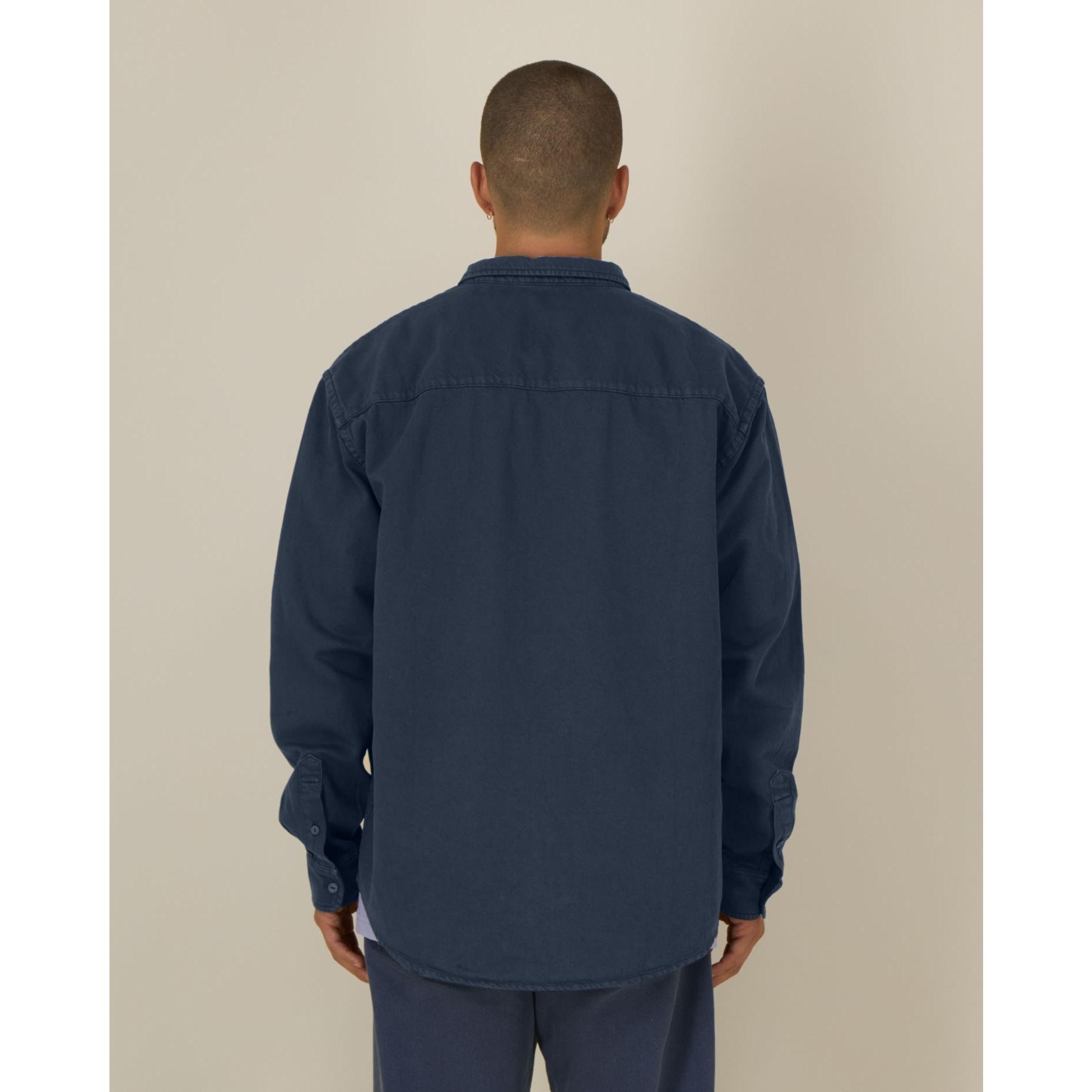 Cămașă unisex Worker G.Dyed Navy XS