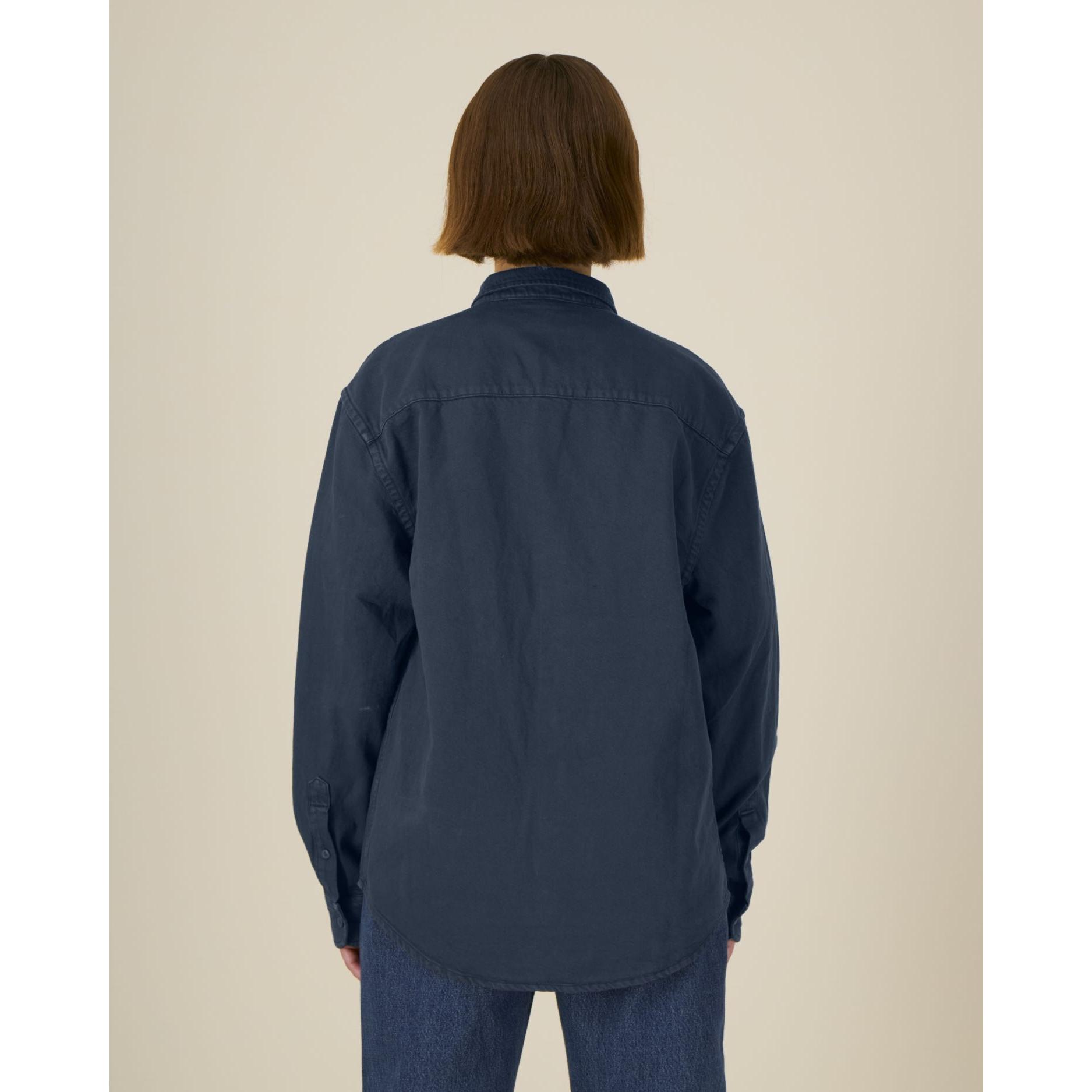 Cămașă unisex Worker G.Dyed Navy XS