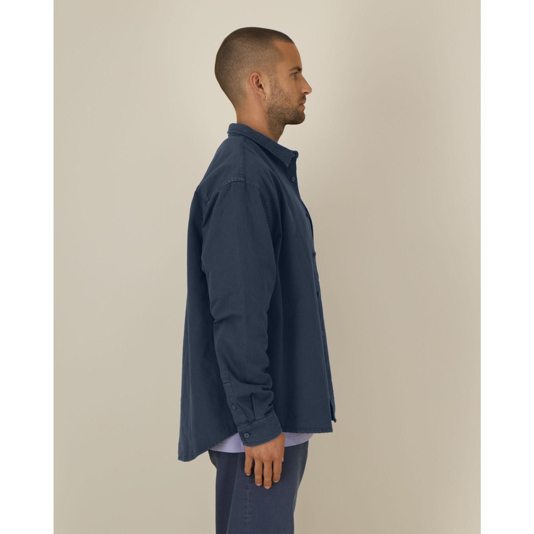 Cămașă unisex Worker G.Dyed Navy XS