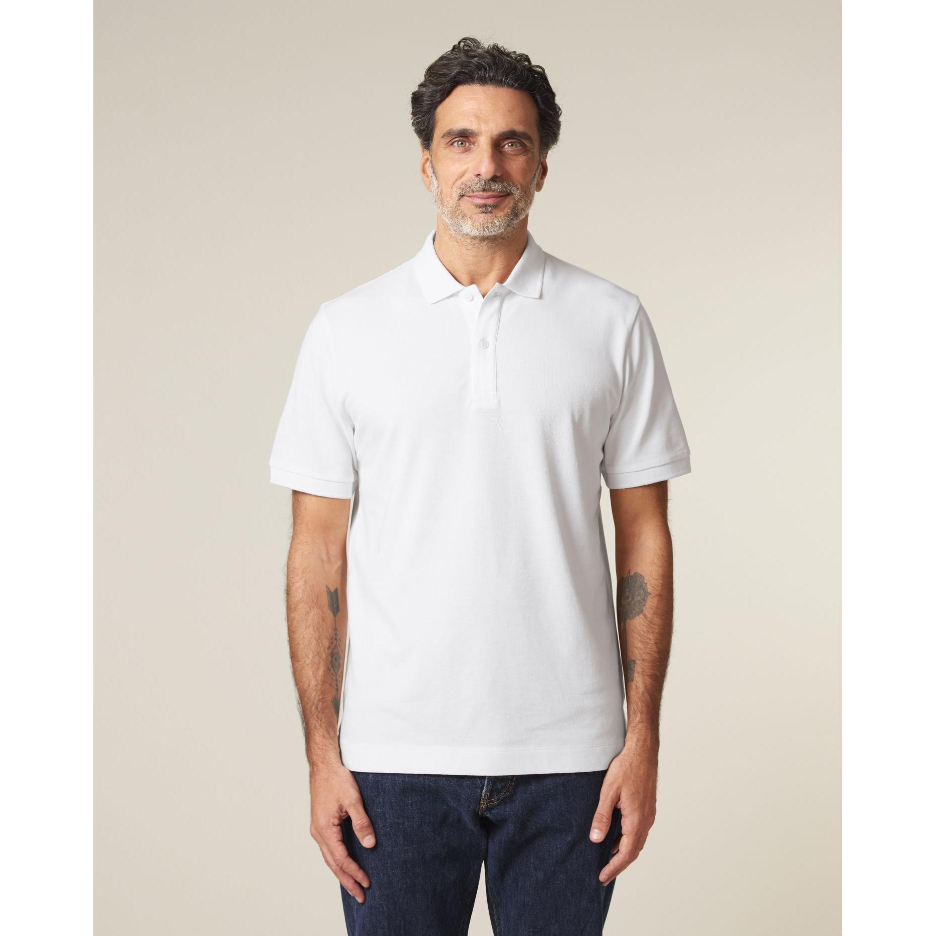 Tricou polo unisex Prepster 2.0 White L