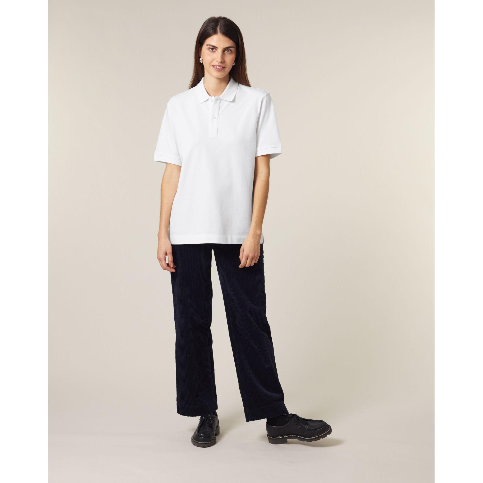 Tricou polo unisex Prepster 2.0 White L