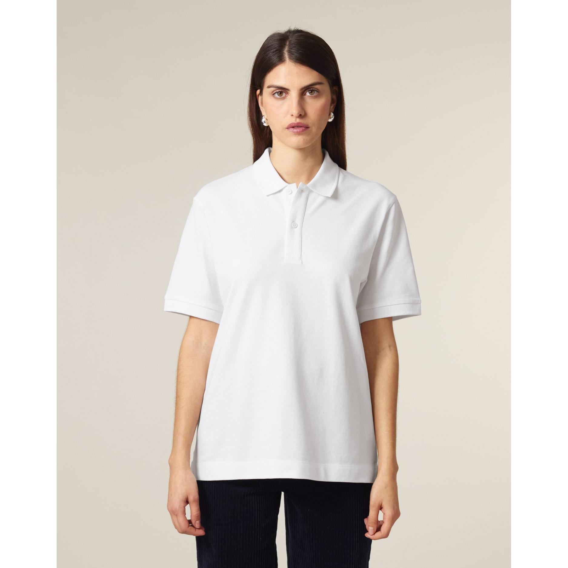 Tricou polo unisex Prepster 2.0 White L
