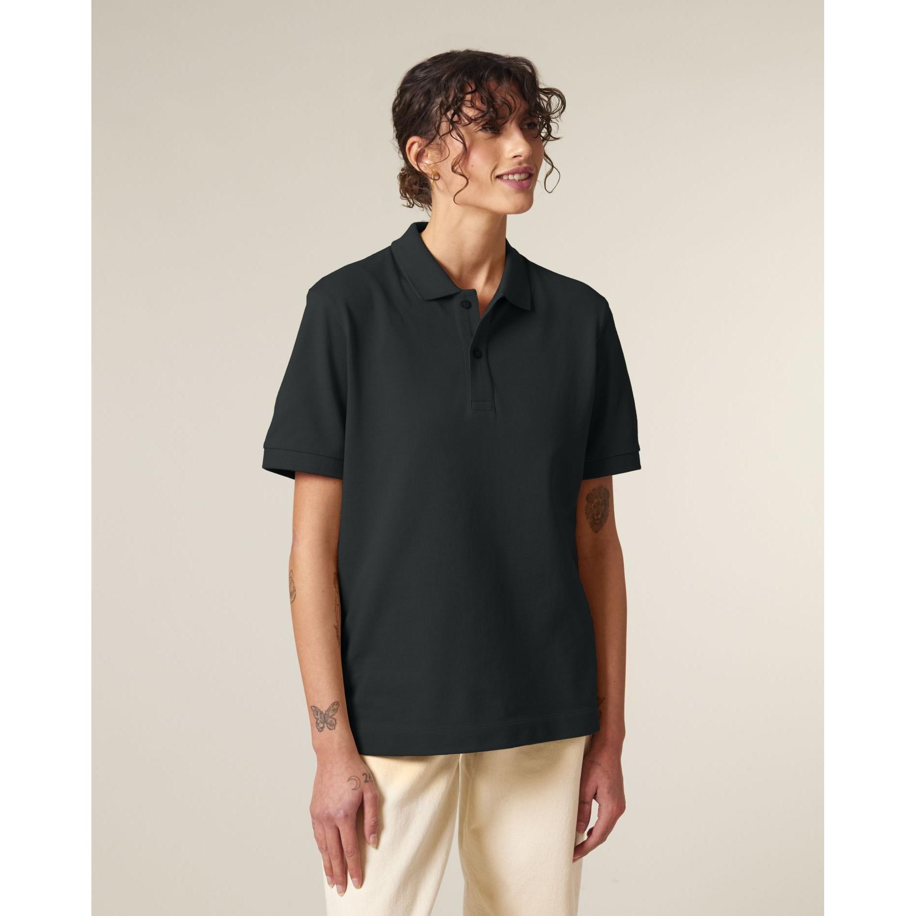 Tricou polo unisex Prepster 2.0 Black M