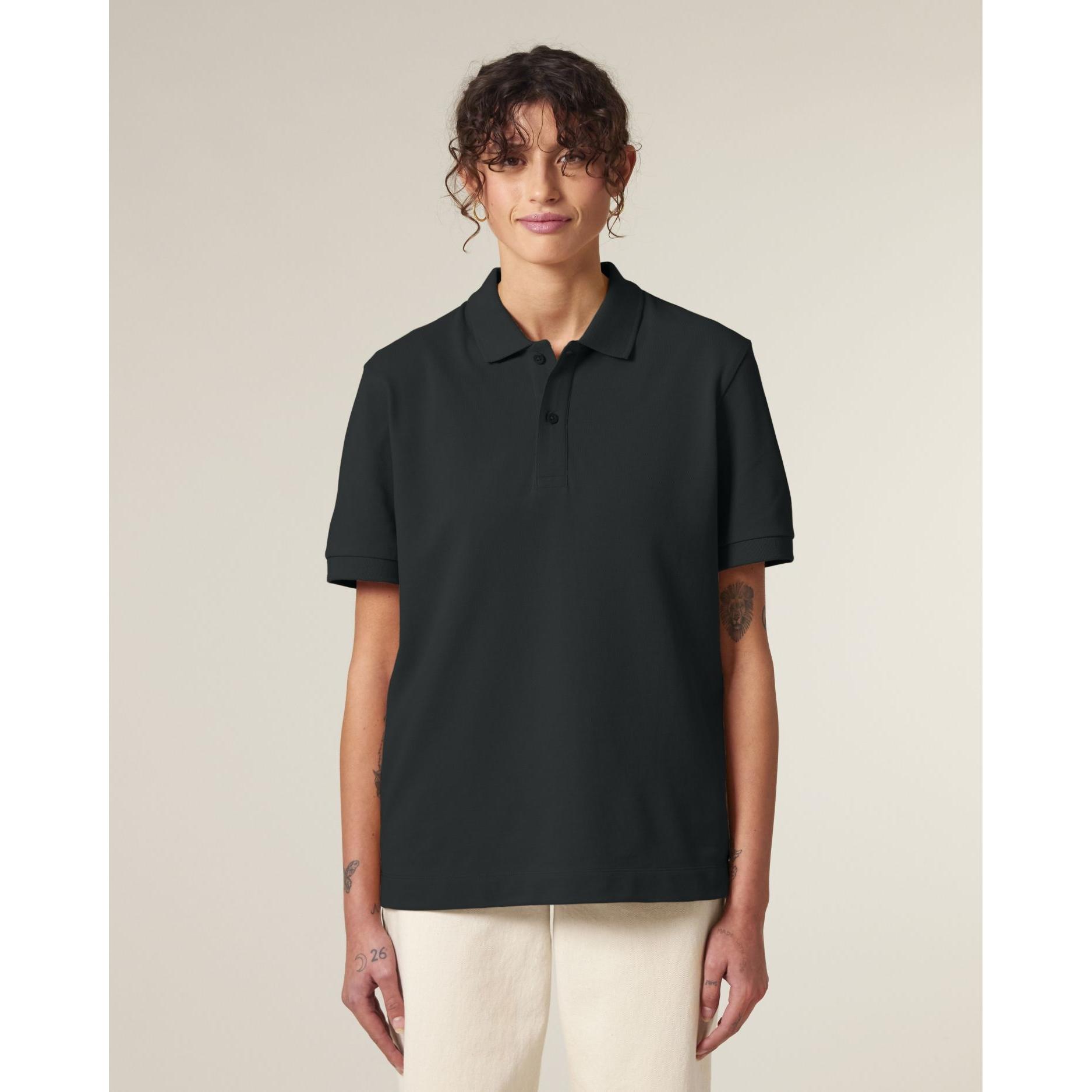 Tricou polo unisex Prepster 2.0 Black M