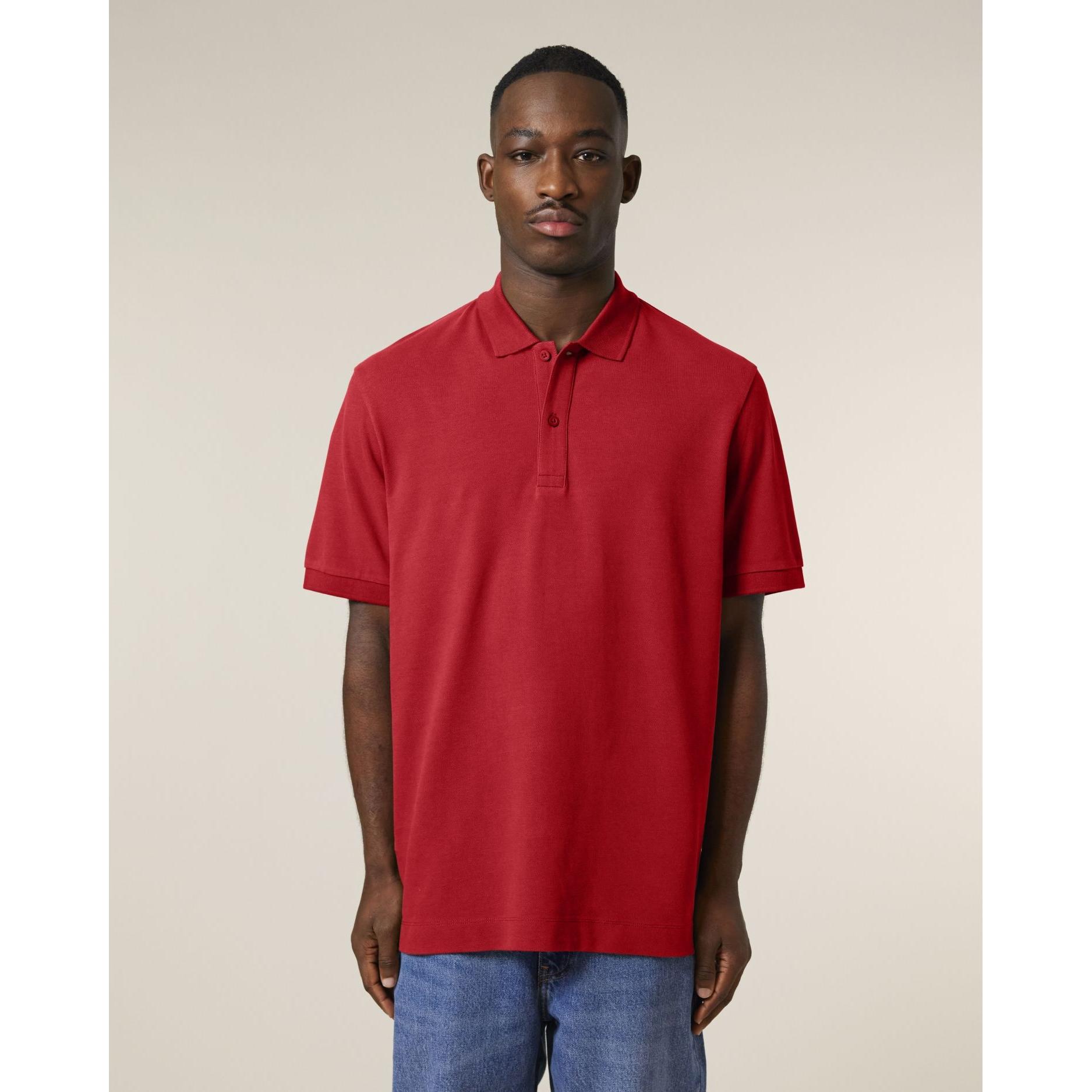 Tricou polo unisex Prepster 2.0 Red XS