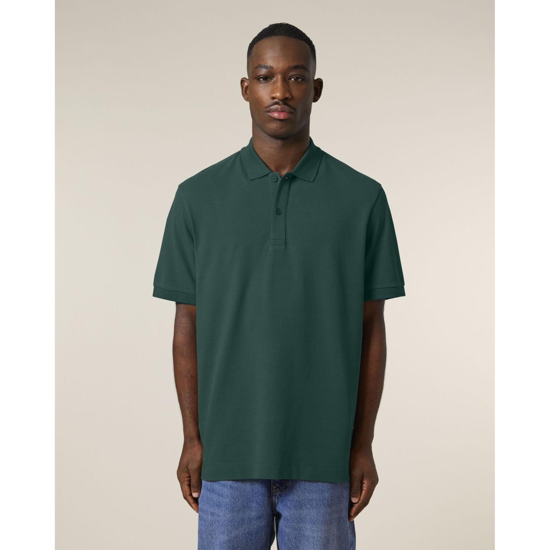 Tricou polo unisex Prepster 2.0 Glazed Green XL