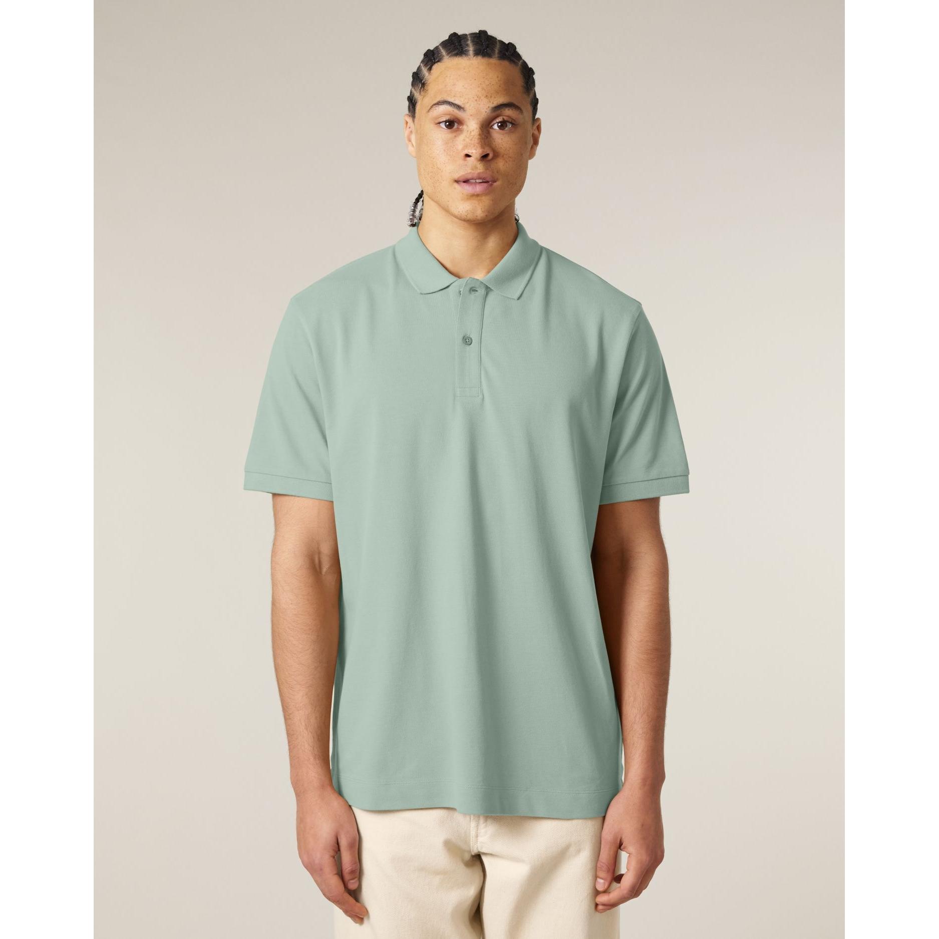 Tricou polo unisex Prepster 2.0 Aloe S