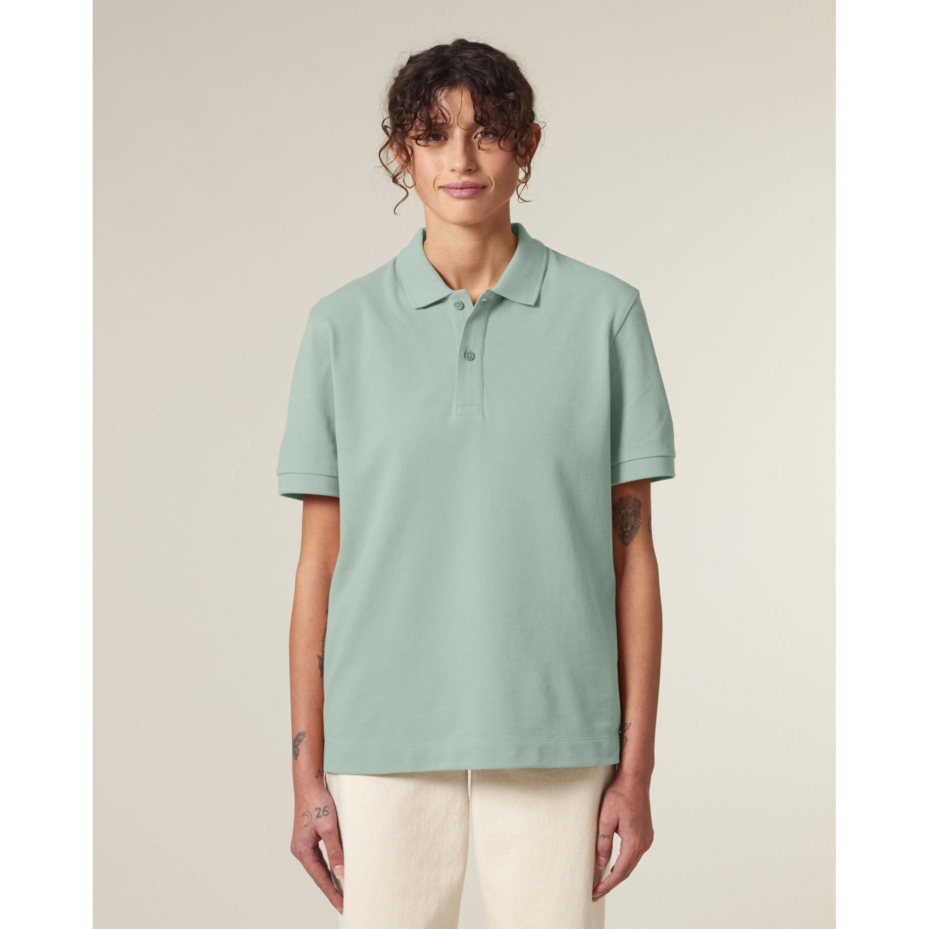 Tricou polo unisex Prepster 2.0 Aloe S