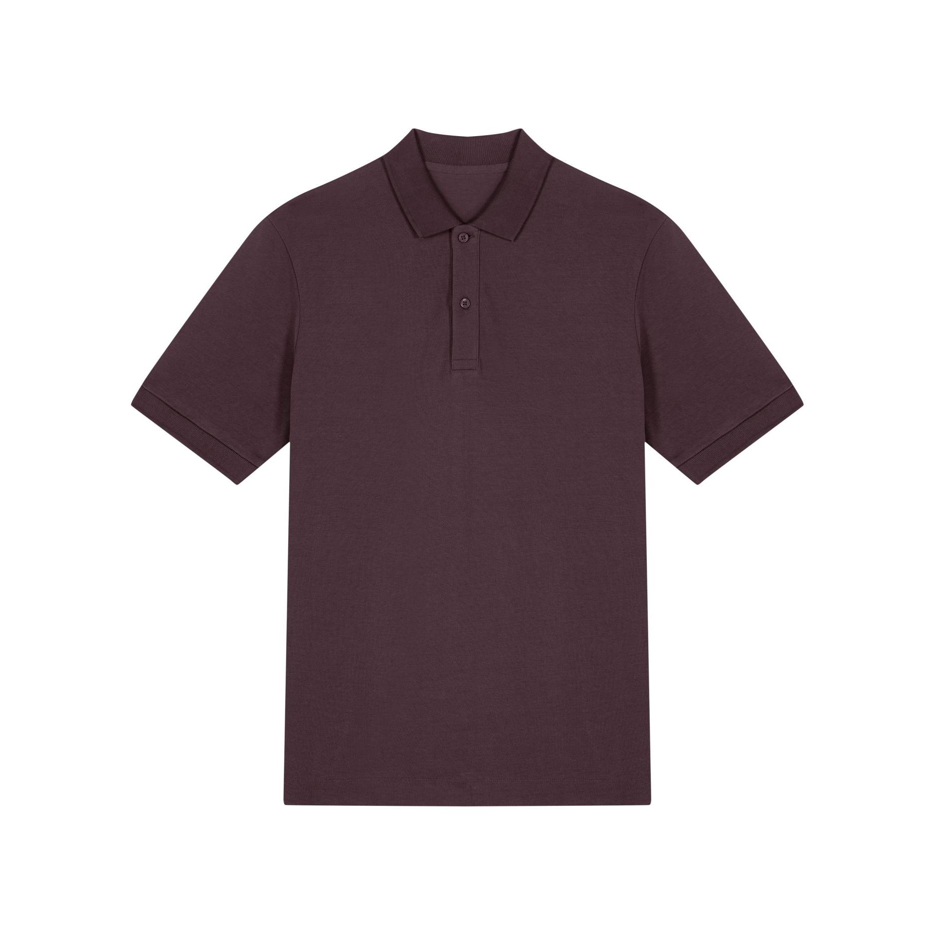 Tricou polo unisex Prepster 2.0 Red Brown