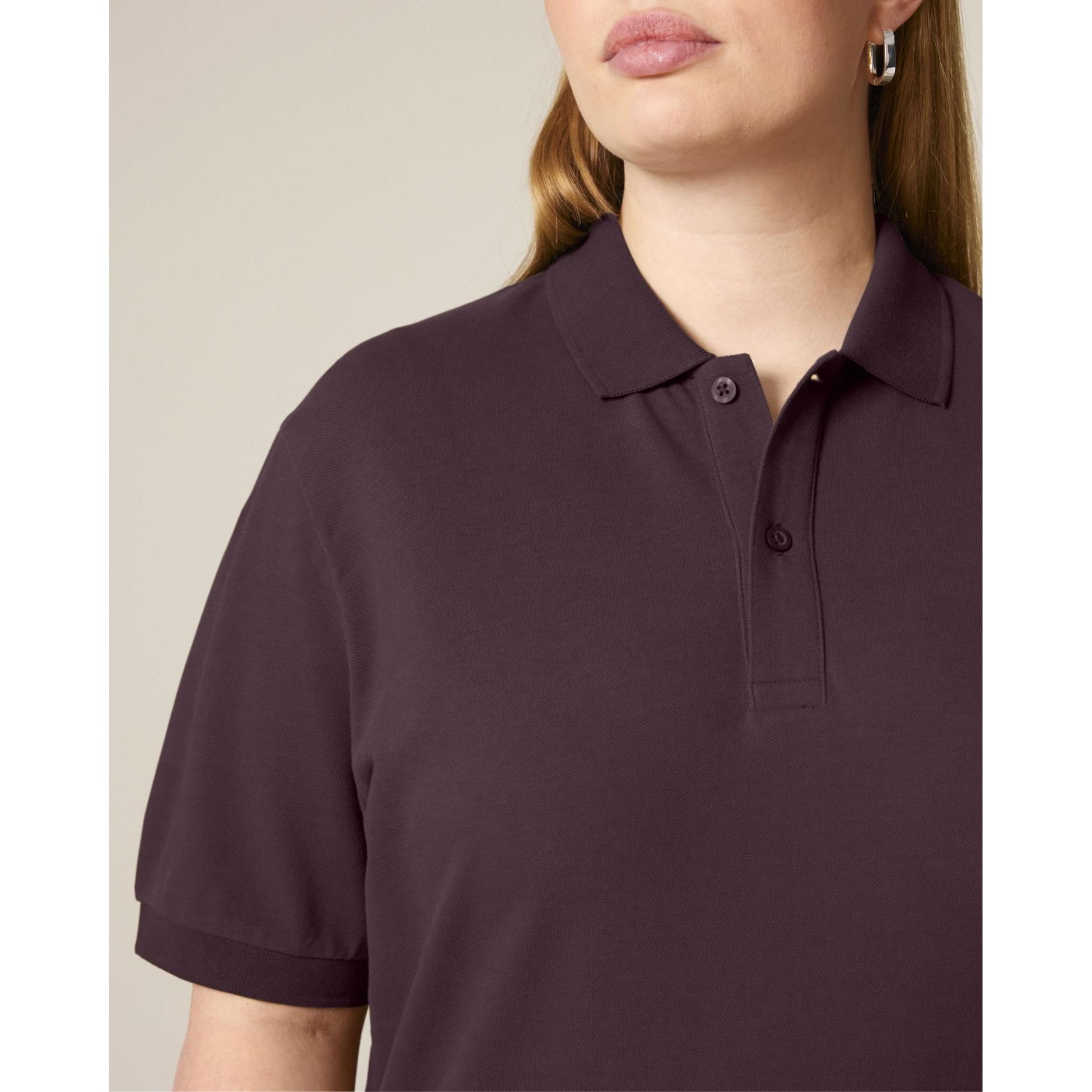 Tricou polo unisex Prepster 2.0 Red Brown M