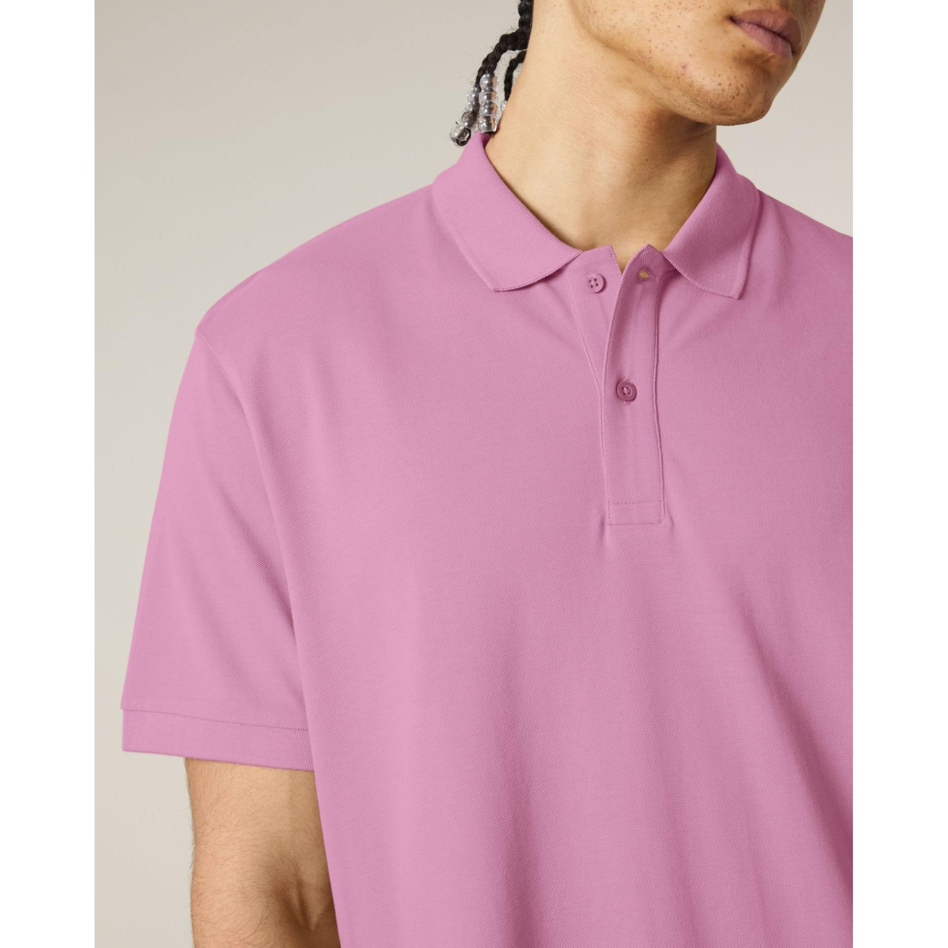 Tricou polo unisex Prepster 2.0 Bubble Pink XXL