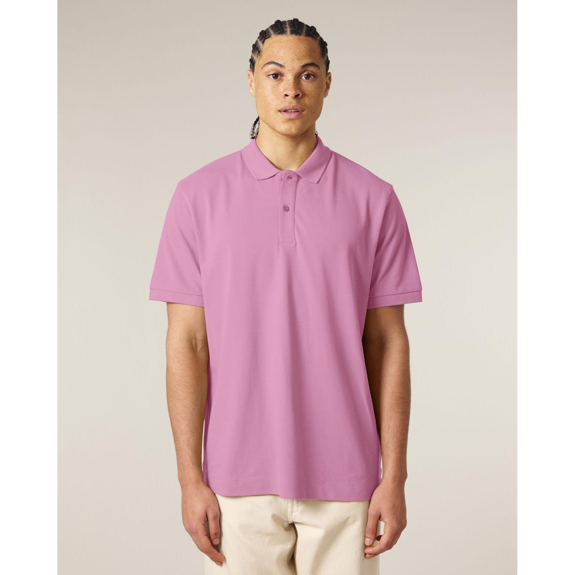Tricou polo unisex Prepster 2.0 Bubble Pink XXL
